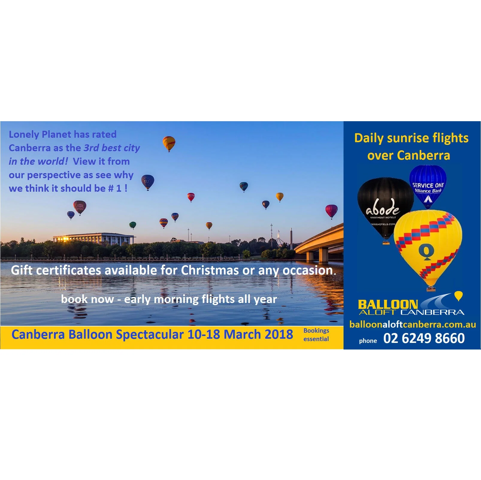 Balloon Aloft Canberra