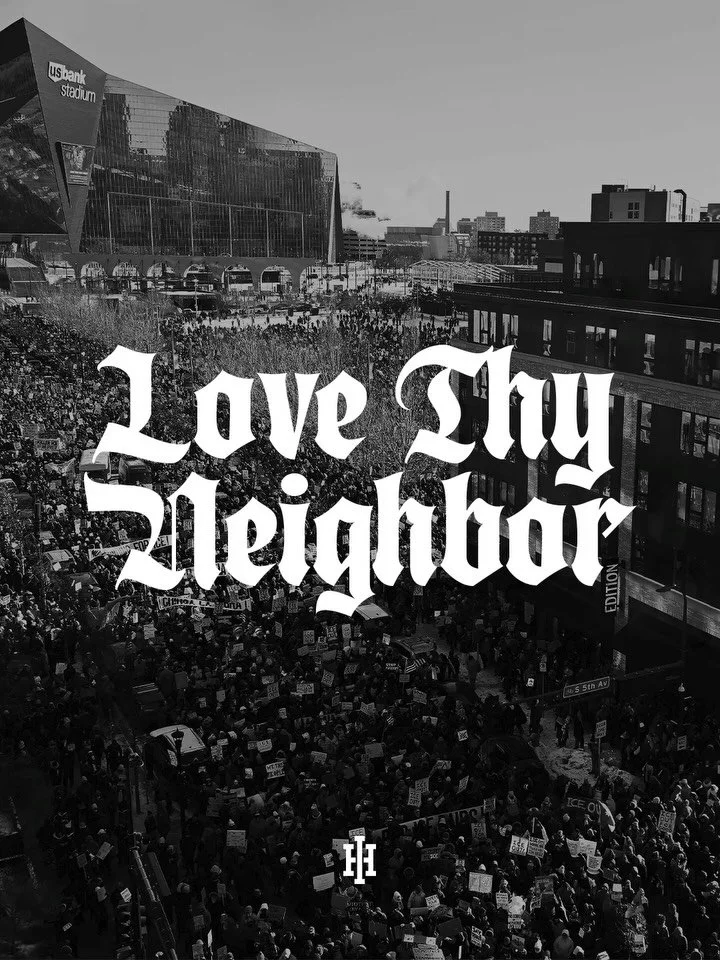 Our Love Thy Neighbor tees are now available. Link in bio 🙏🏻

Profits will go towards immigrant defense funds and organizations.