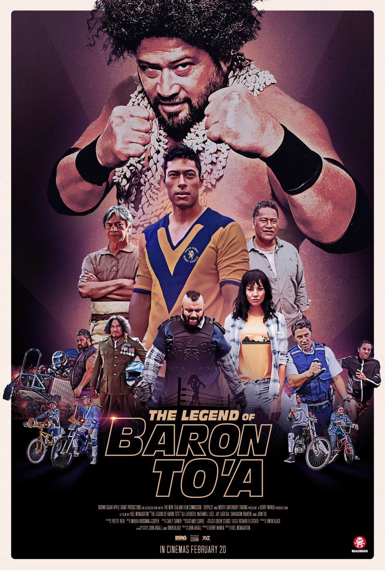 The Legend Of Baron To'a Film Poster TV Photographer