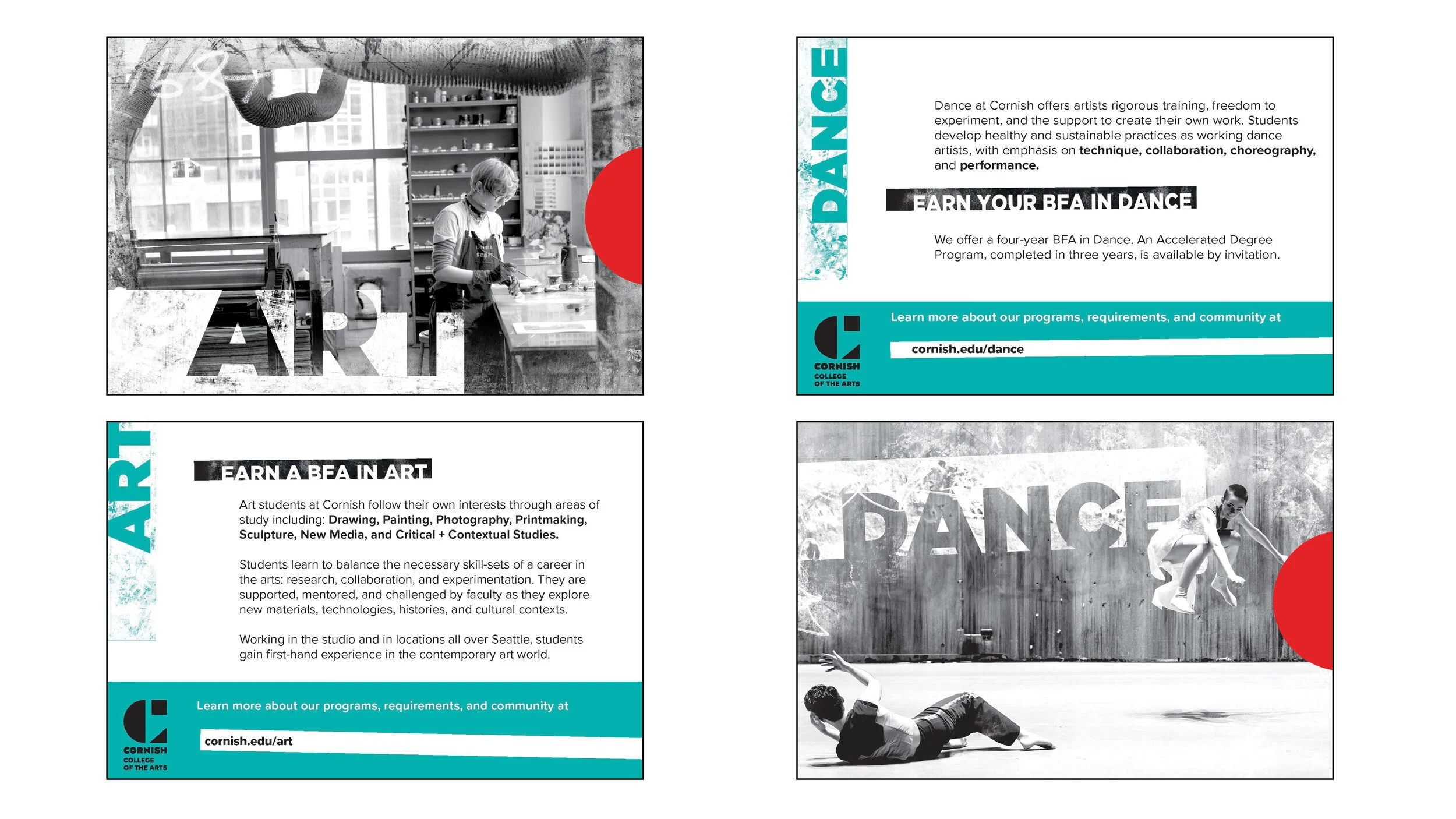 Sample postcards front and back