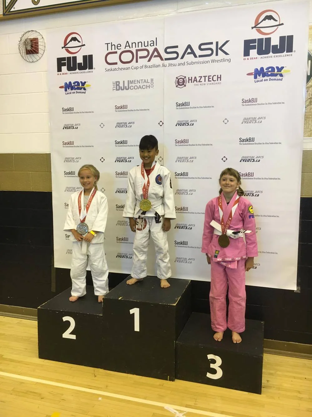 Berlynn and Camryn take second and third with a great showing.