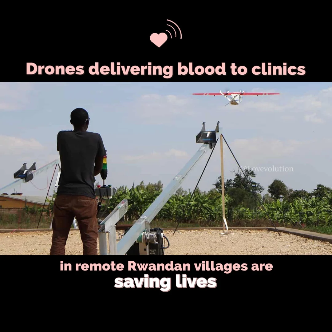 Delivery drones in Rwanda are saving lives 