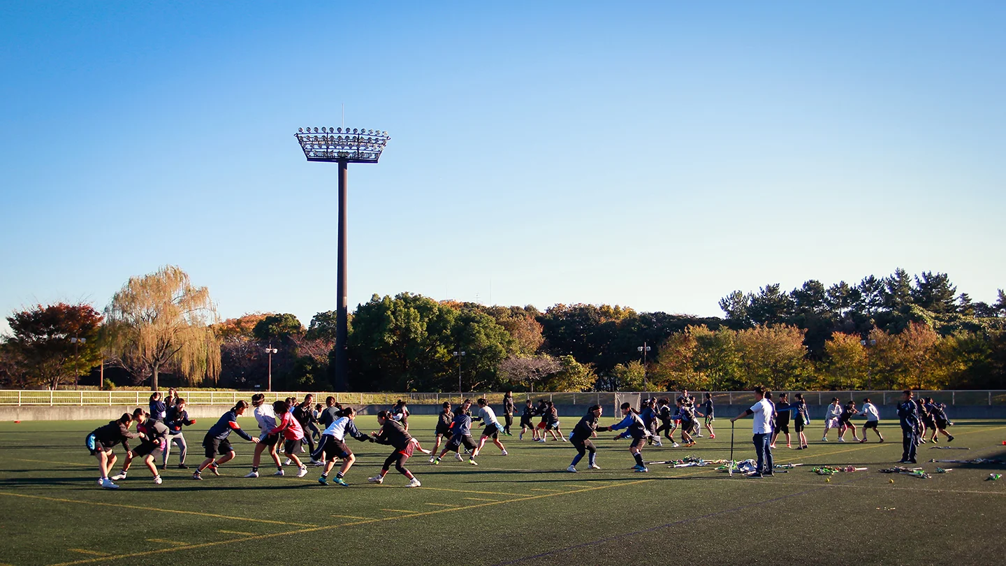 Players got to know each other through fun warm-up games. Agility was involved too!