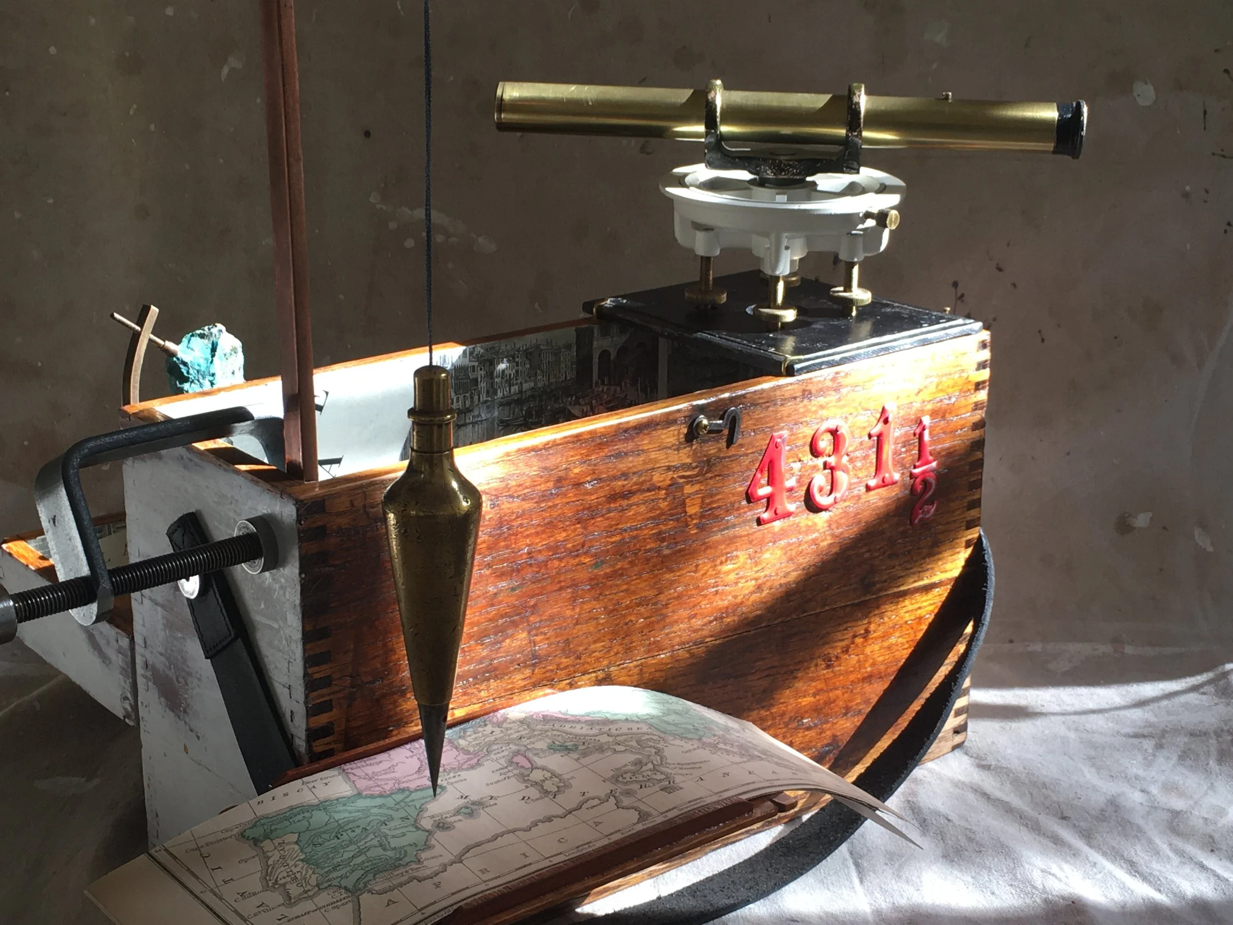  His trunk is numbered 431 on top; since this is an accessory to accompany that, its name is  431 1/2 , as the French use  bis  in an address. 