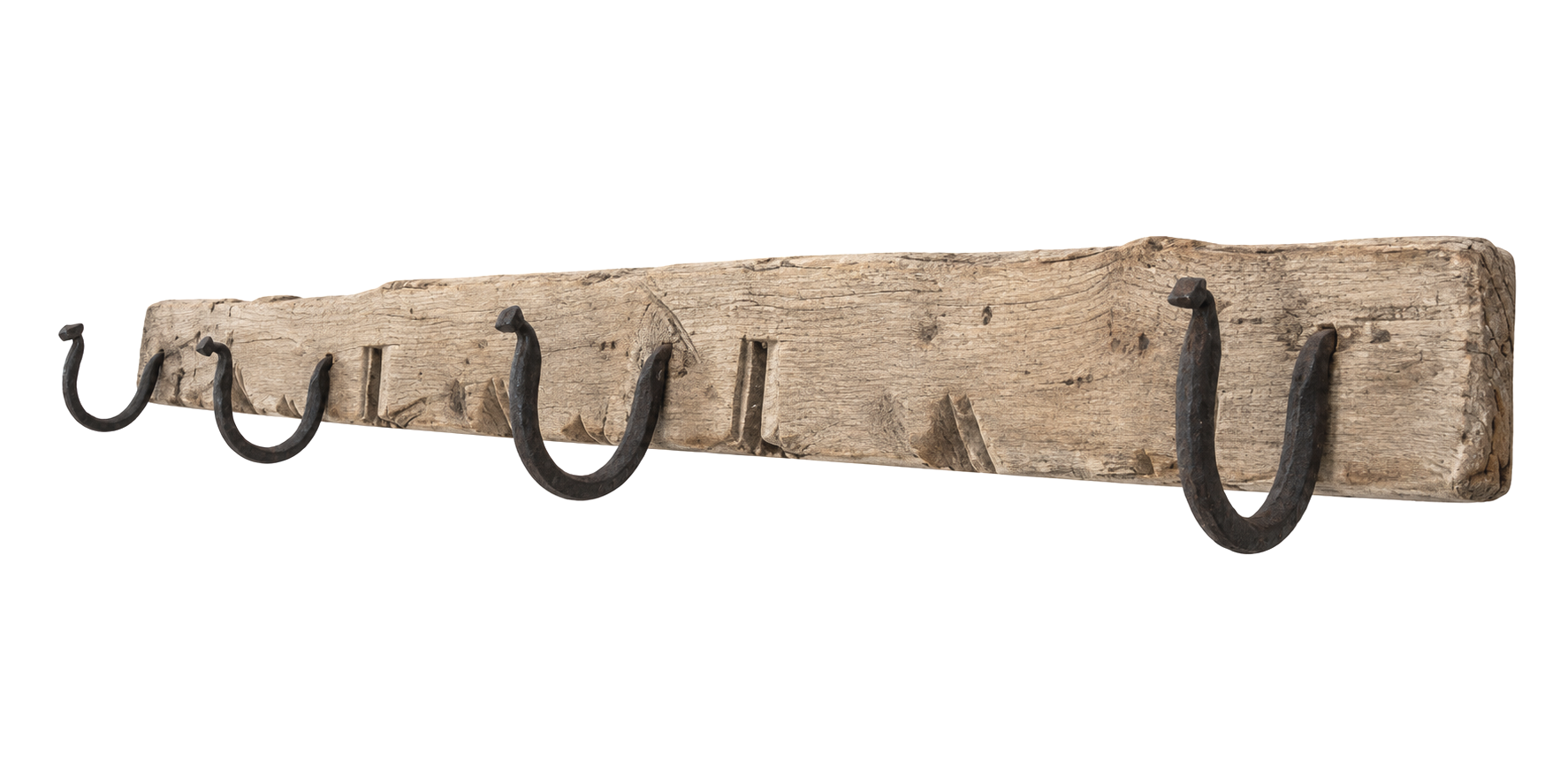 4 HOOK PANEL SUNBLEACHED TEAK / 4