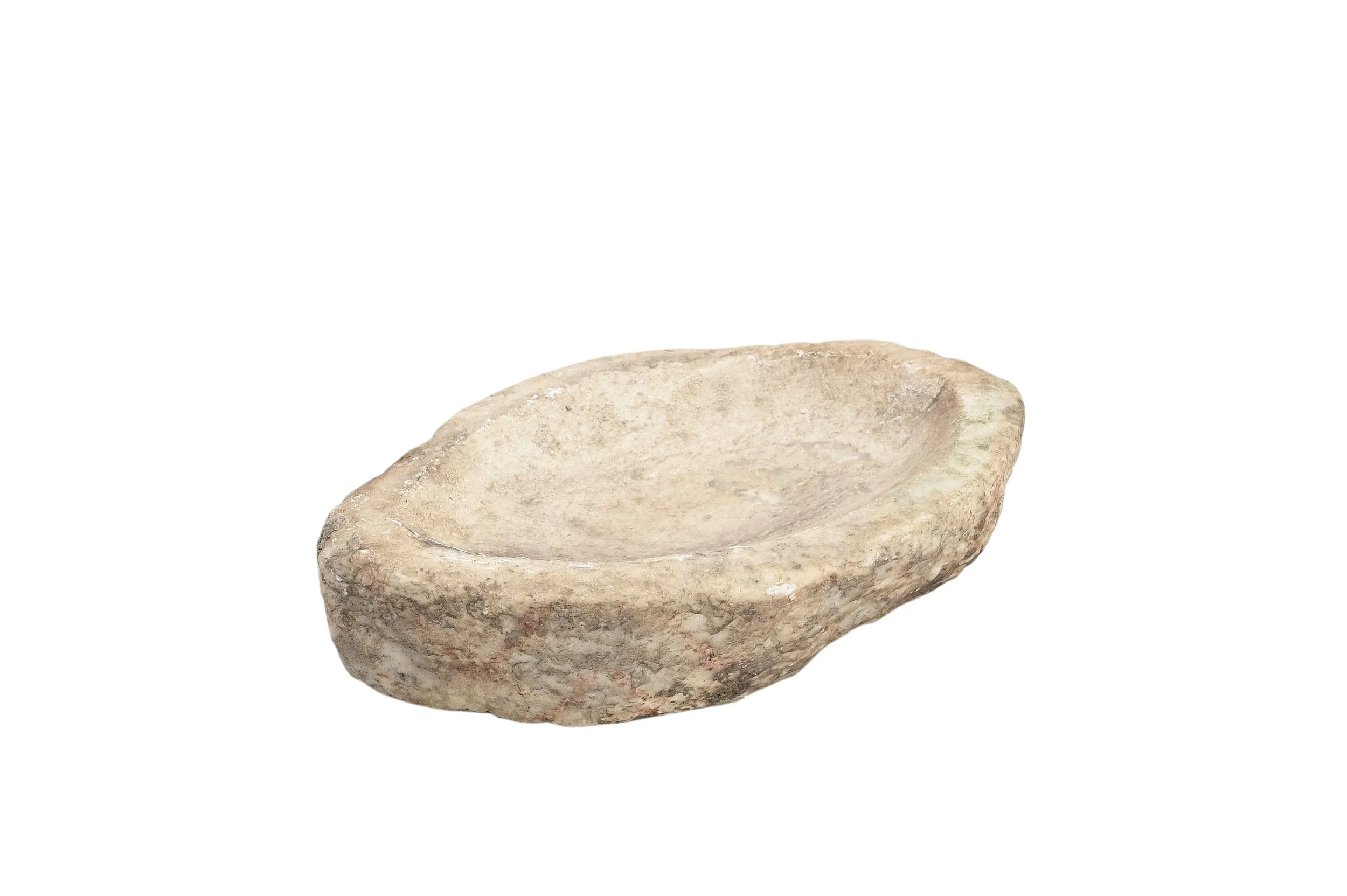 white marble bowl . Indian antique marble bowl