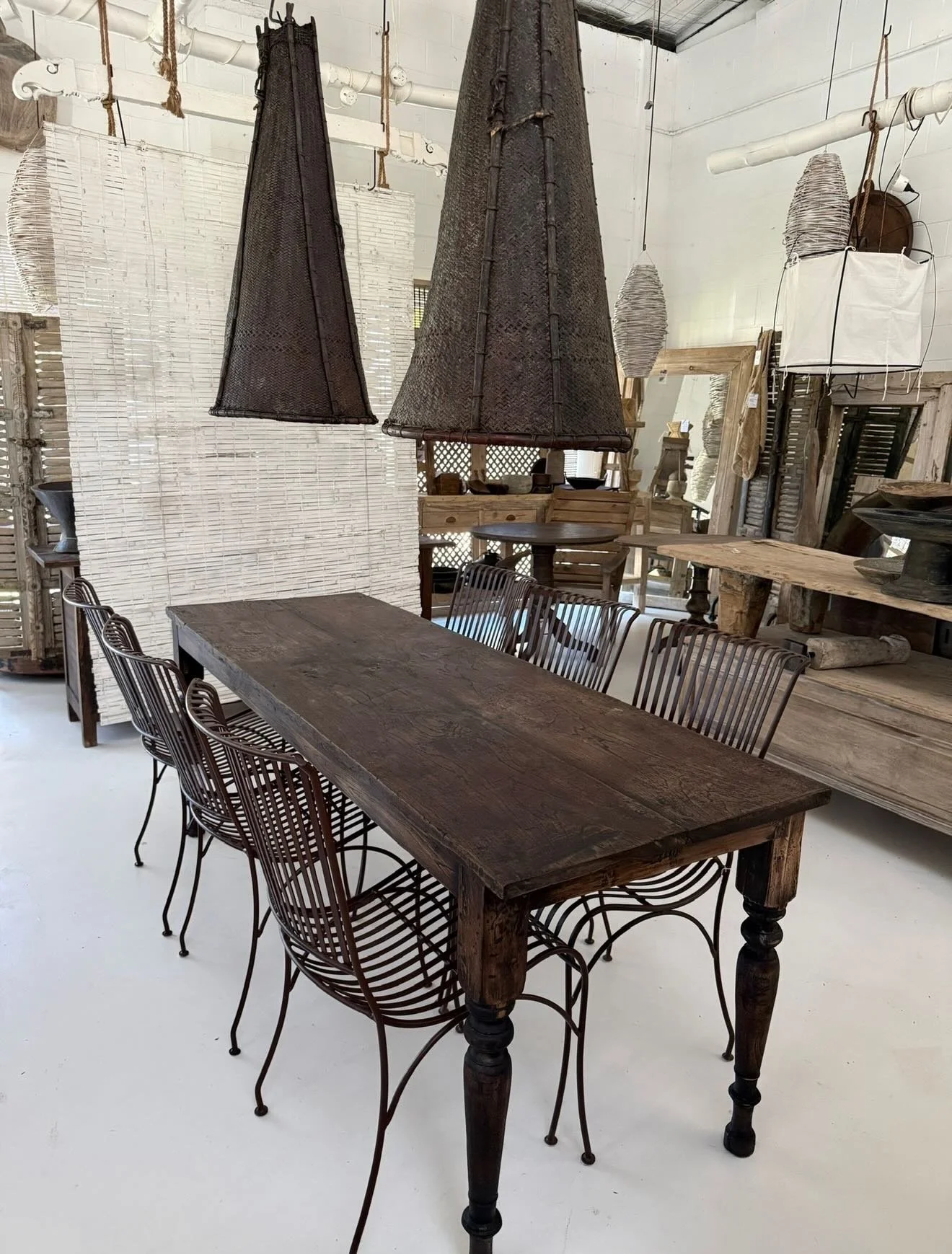 Our cafe Prague garden chairs are pre coated so that they can be used inside or outside! We don&rsquo;t use powder coating to ensure that they still give those rustic vibes! We have these available with and without arms! Message for details