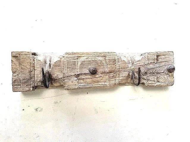 2 HOOK AGED TEAK PANEL /0081