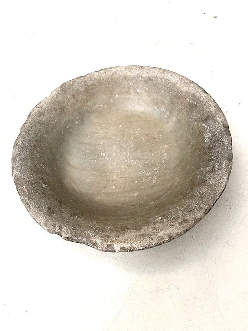 RUSTIC MARBLE OVAL BOWL / T008b