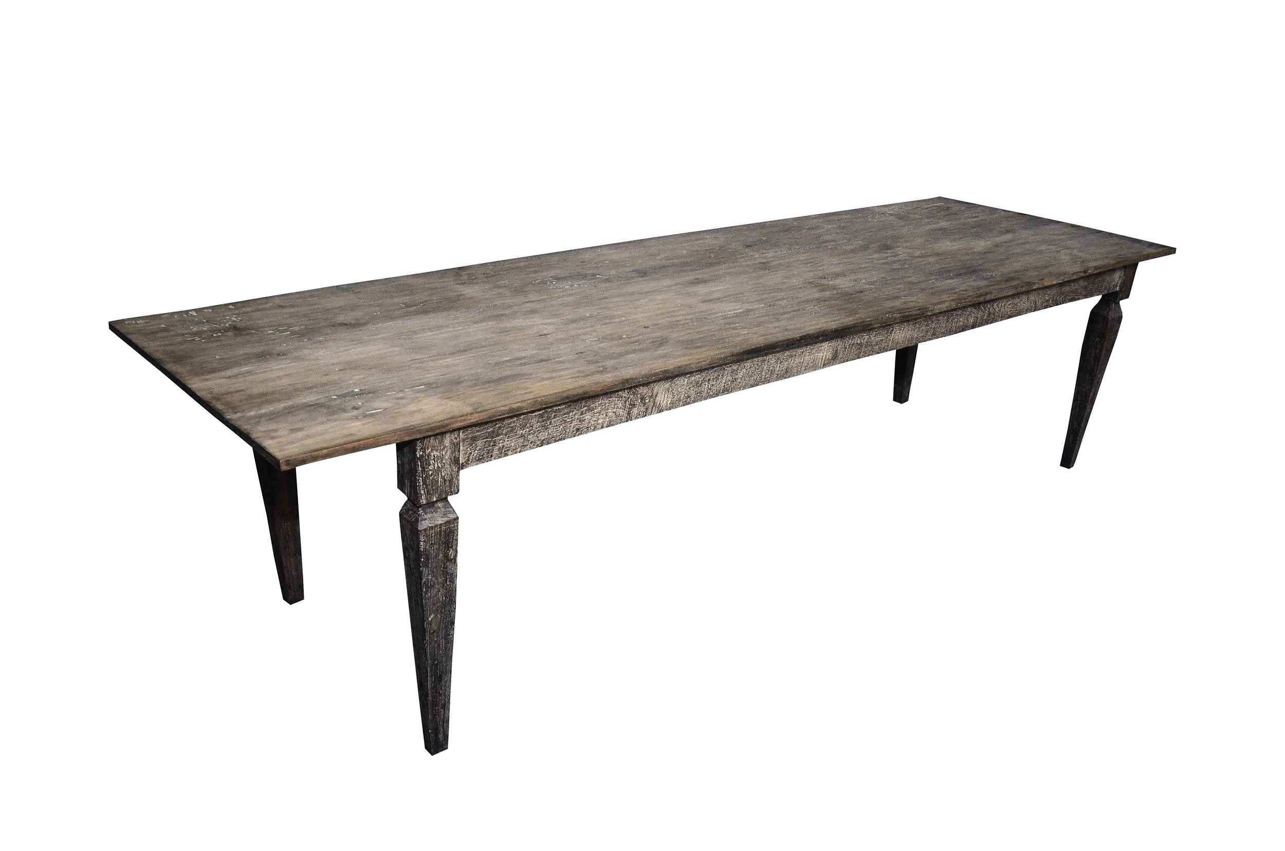 VINTAGE JAVANESE TEAK DINING TABLE