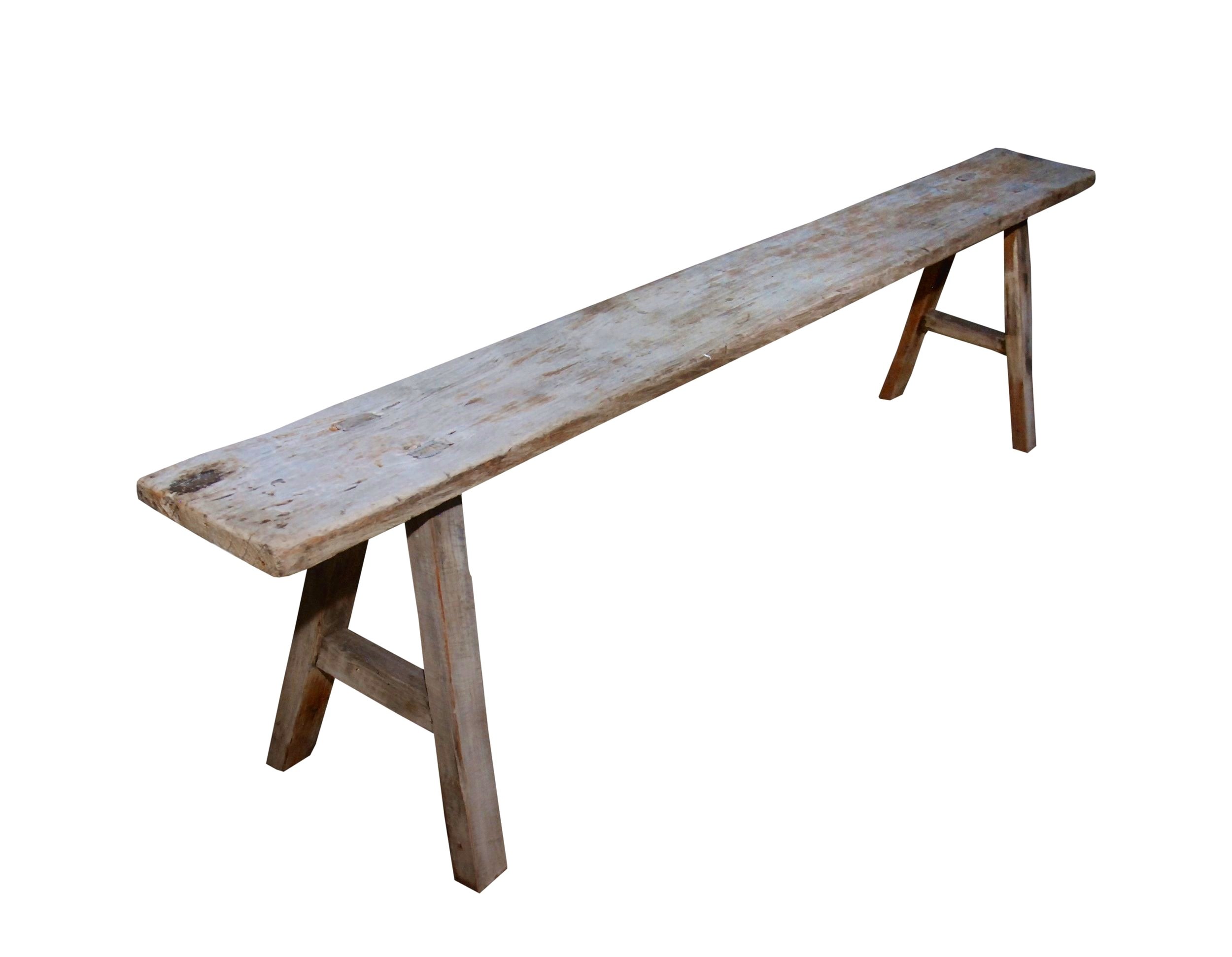 INDONESIAN TEAK BENCH SEAT / 562
