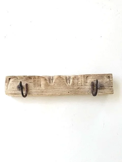 wall hook , timber wall hook , byron bay homewares