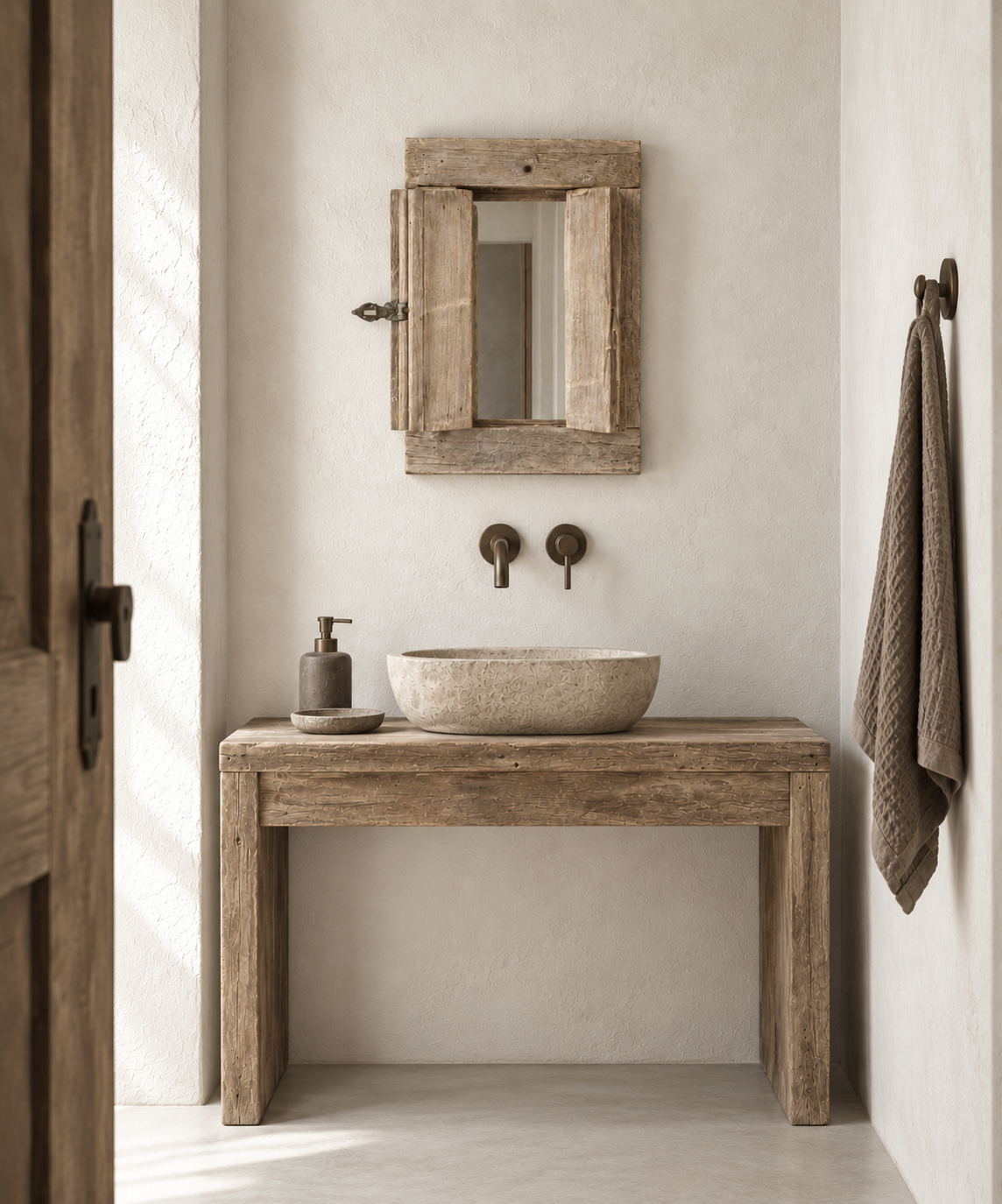 VINTAGE WINDOW WITH MIRROR / 486
