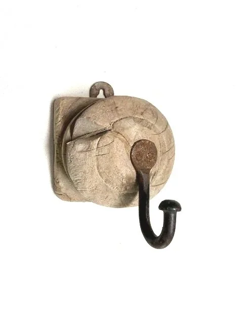 hook, clothes hook , indian antique hook panel