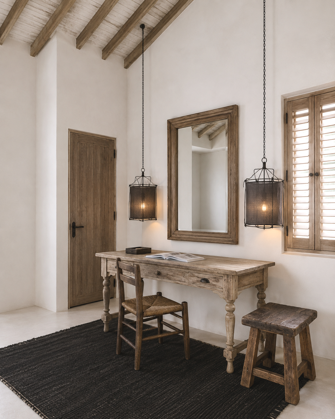 desk , bathroom vanity