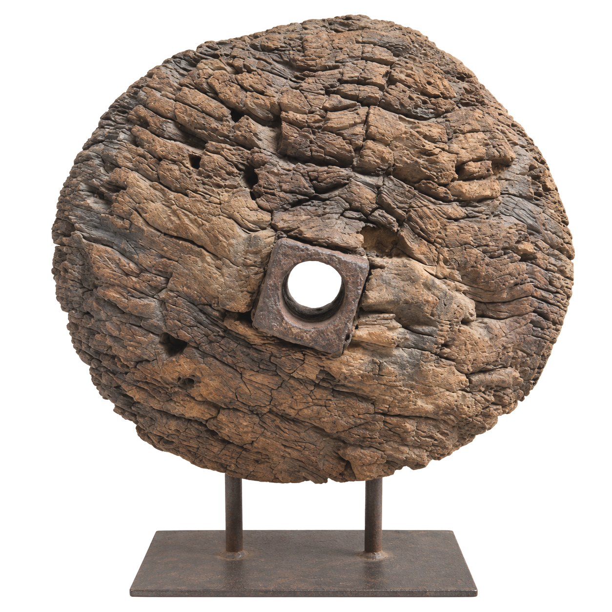 VINTAGE GRINDING WHEEL ON STAND / 001