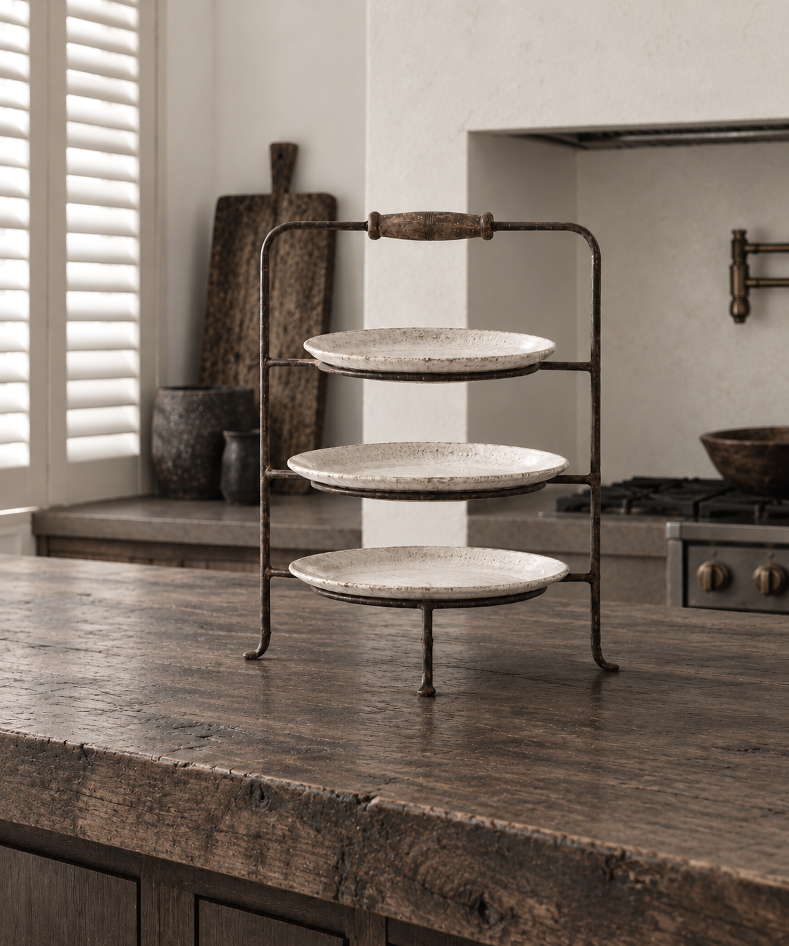 hi tea stand , cake stand , catering plate stand , kitchen plates