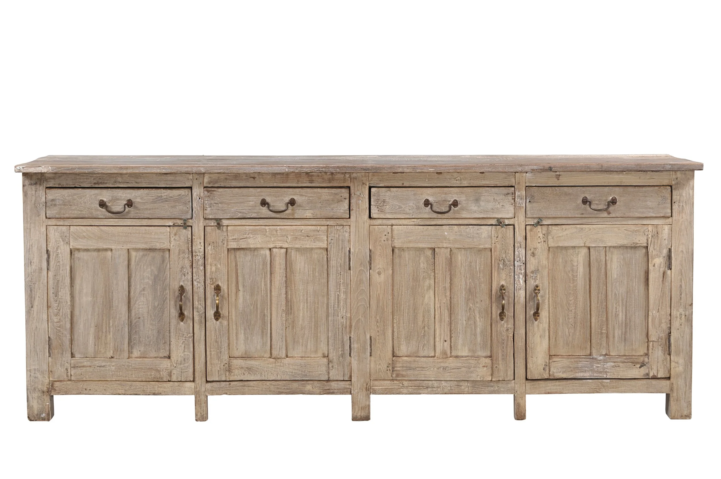 sideboard , entertainment console , kitchen side board , rustic sun bleached furniture byron bay