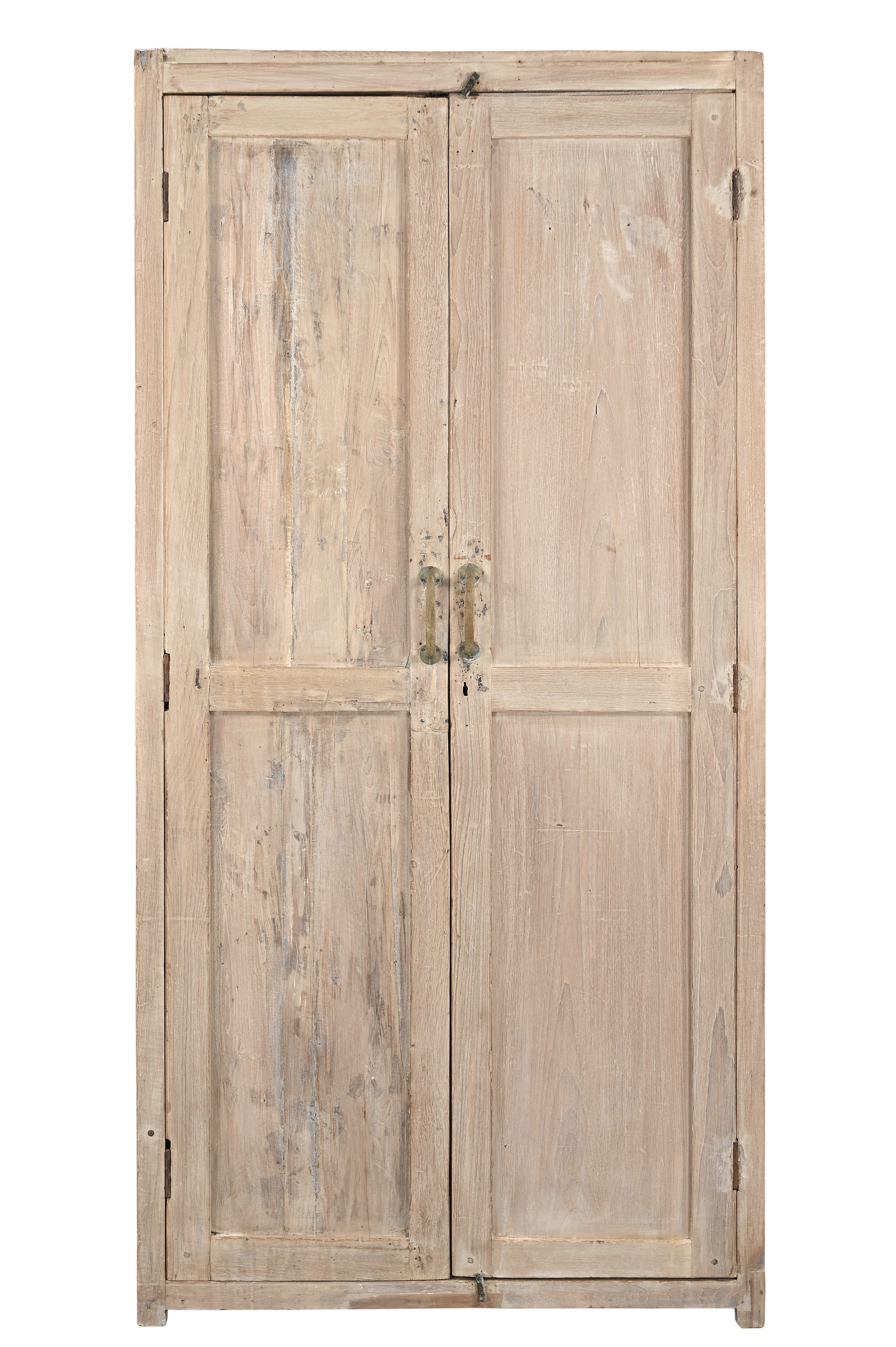2 DOOR VINTAGE TEAK WARDROBE