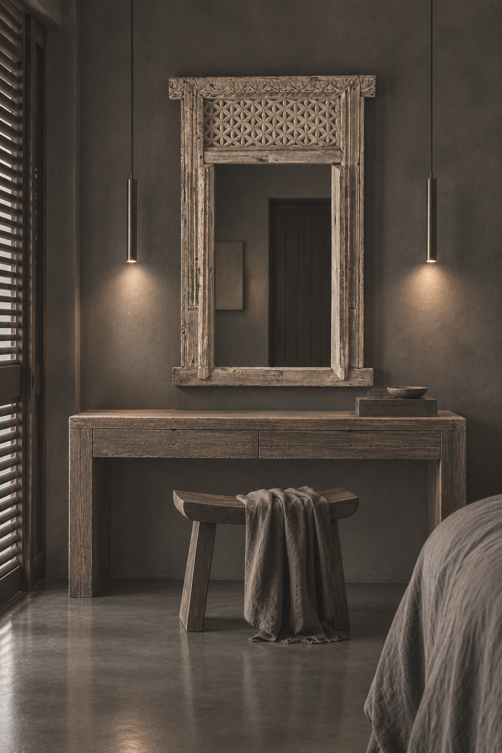 VINTAGE WINDOW WITH MIRROR / 620