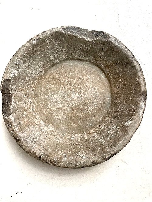 RUSTIC MARBLE OVAL BOWL / 029A
