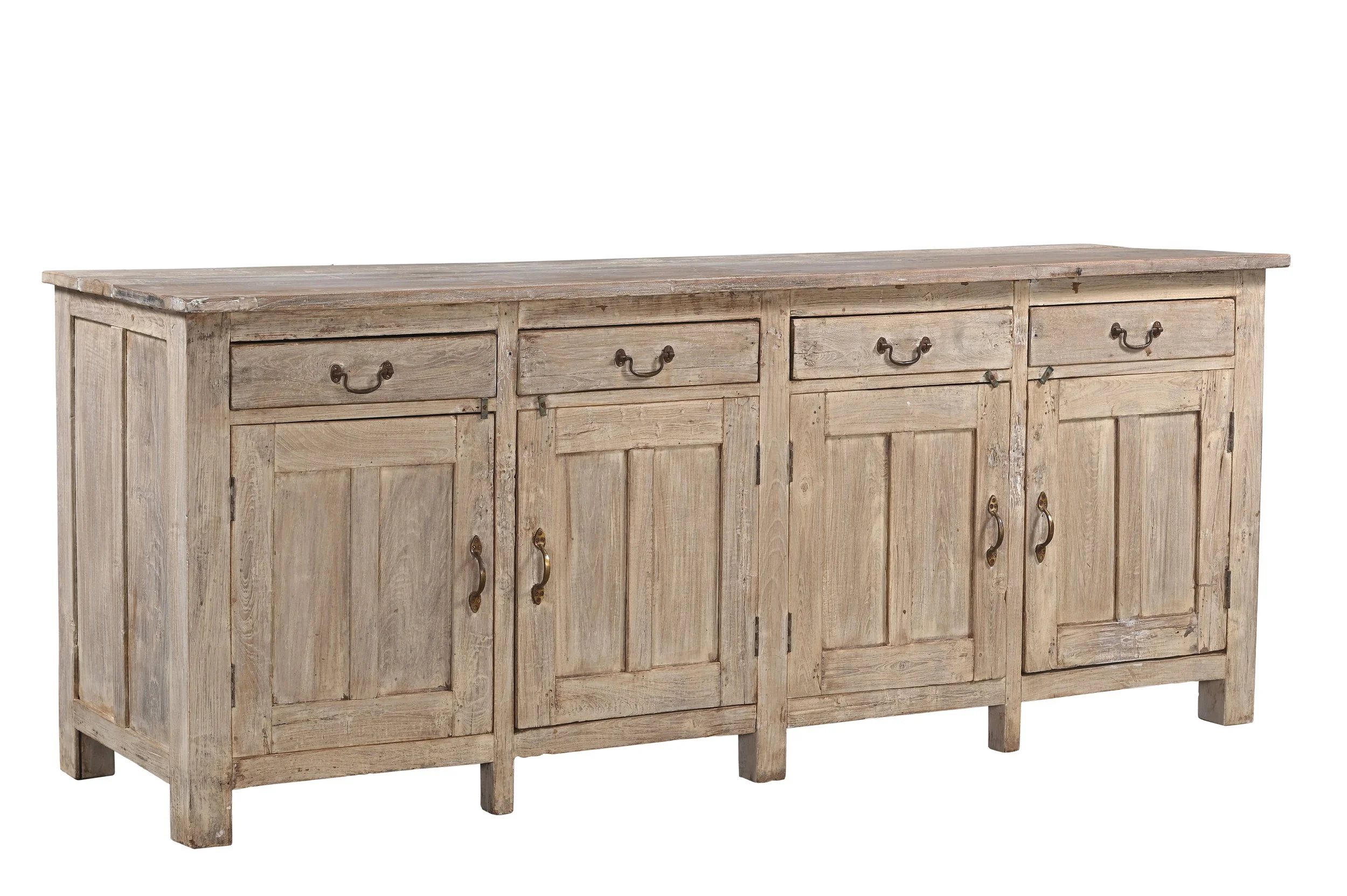 sideboard , entertainment console , kitchen side board , rustic sun bleached furniture byron bay