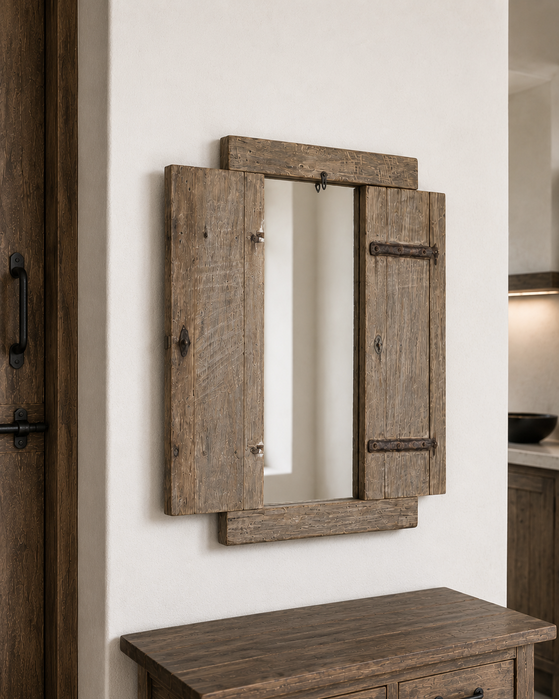 VINTAGE WINDOW WITH MIRROR / 547