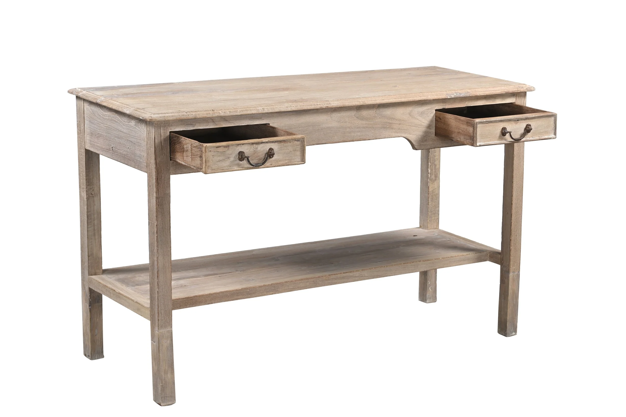 island bench , kitchen bench , pantry cabinet , sun bleached teak furniture byron bay