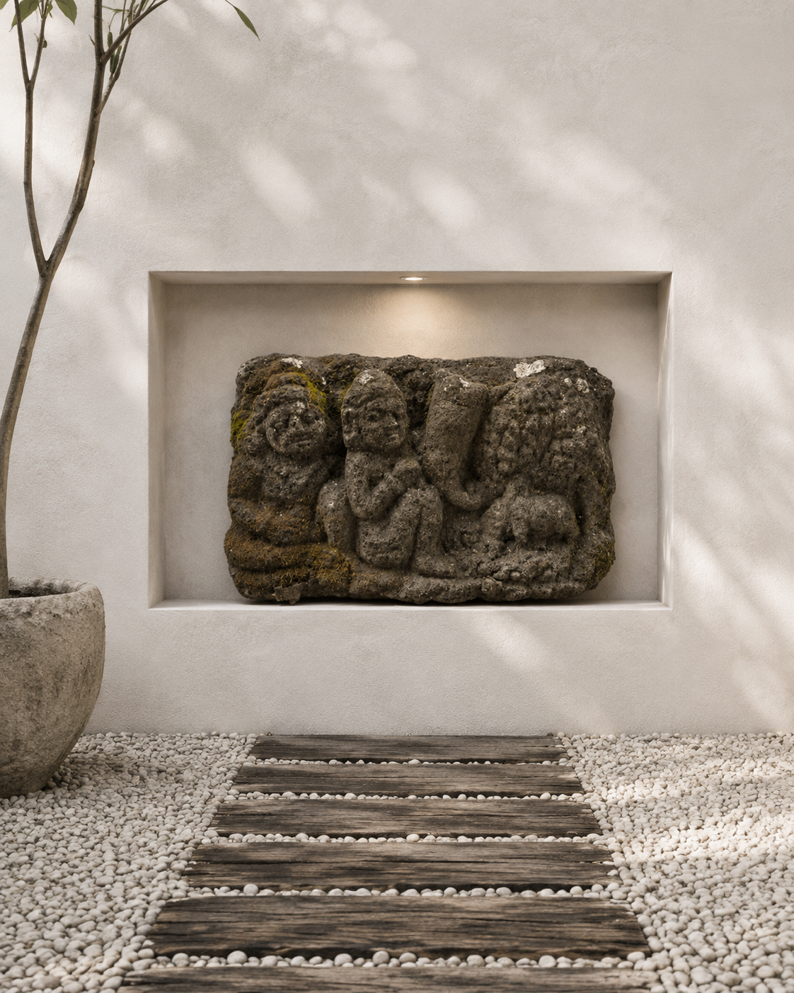 bali statue , bali garden feature