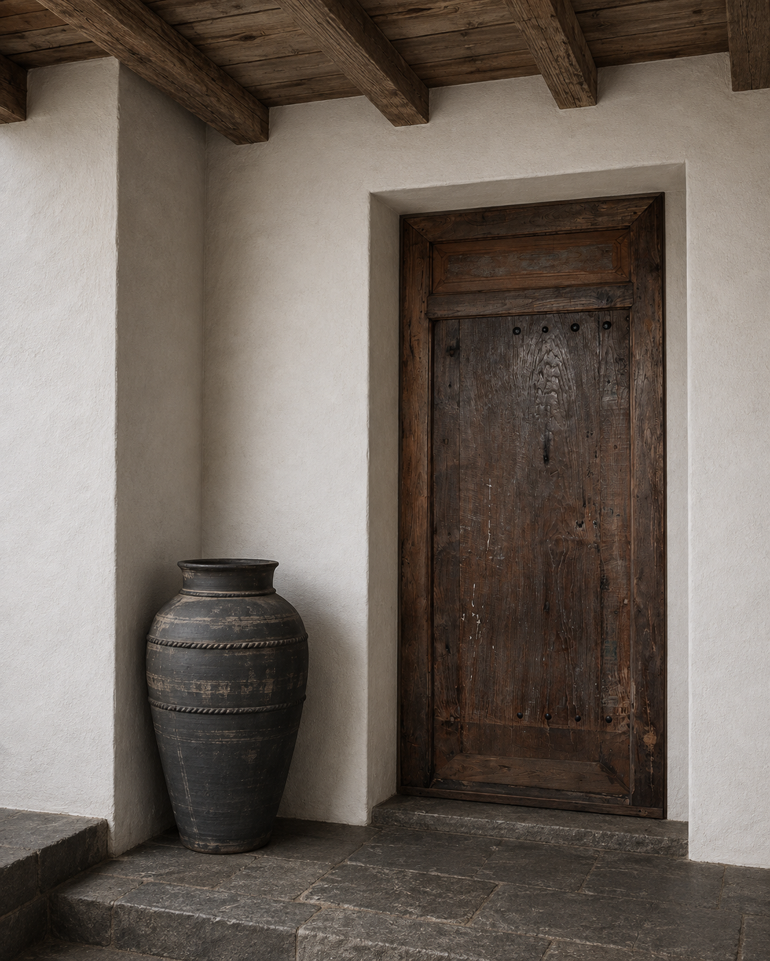 OUTDOOR CLAY POT / 586