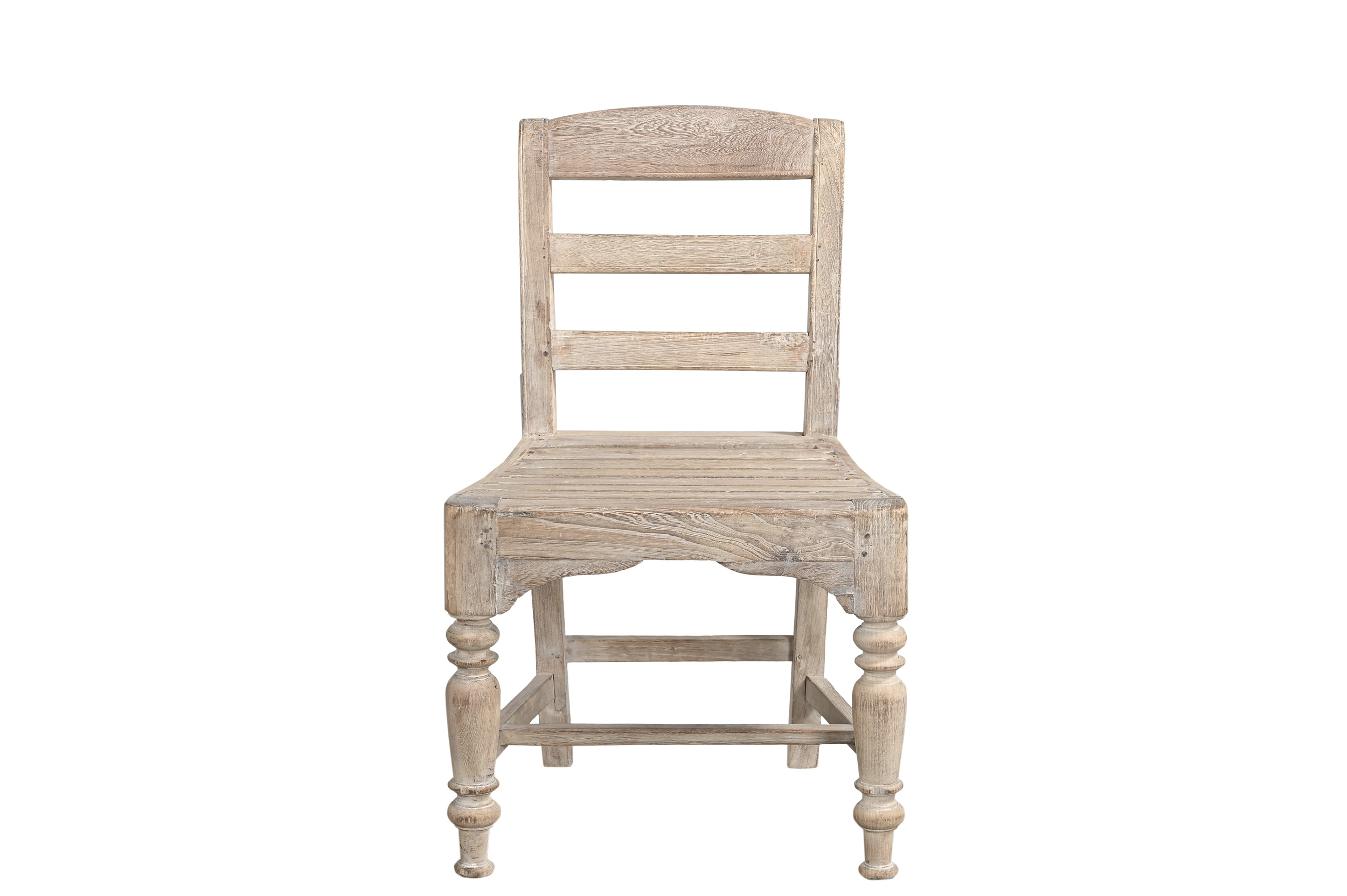 VINTAGE DINING CHAIR SUN BLEACHED TEAK