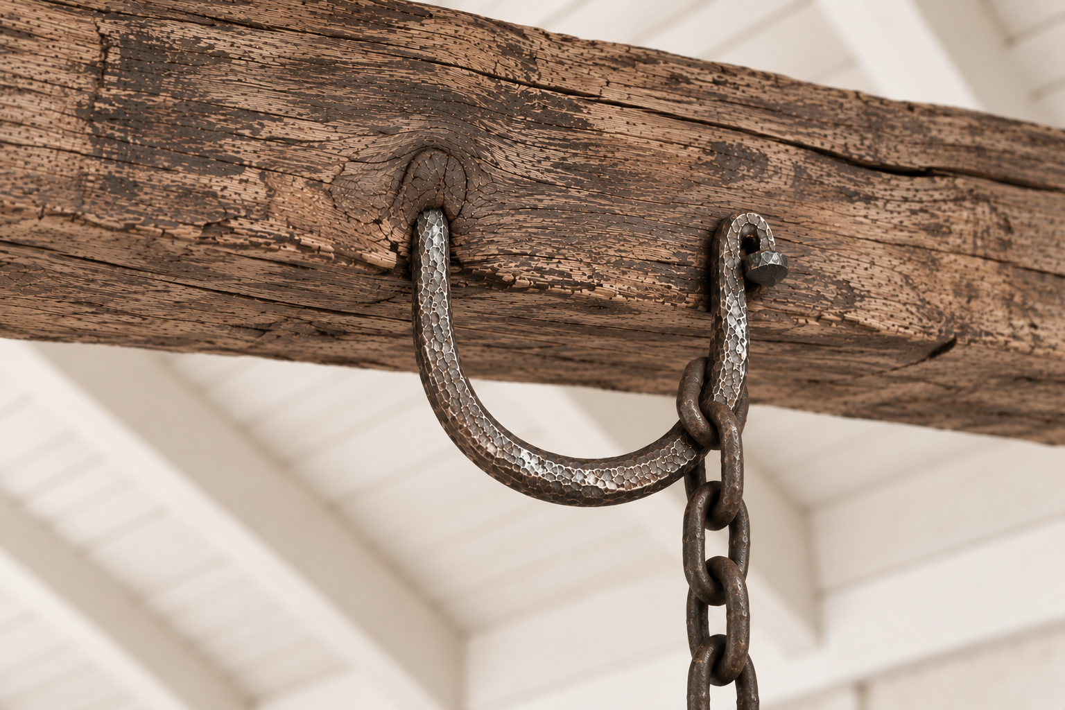 hand forged iron hook