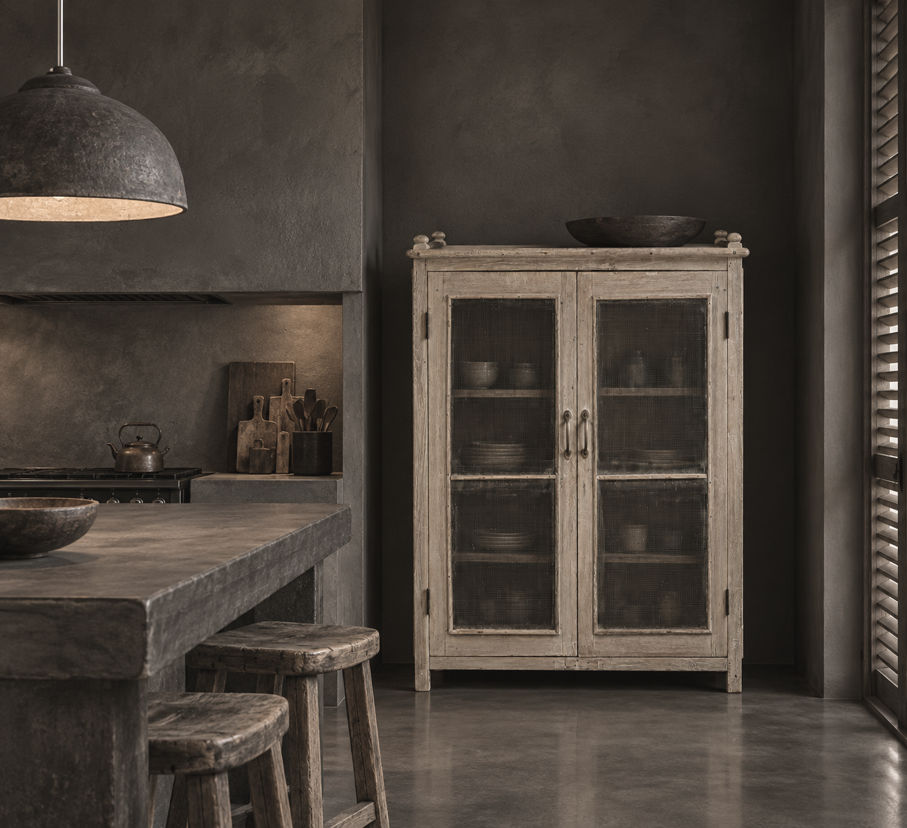 VINTAGE KITCHEN JALI  CABINET / 630