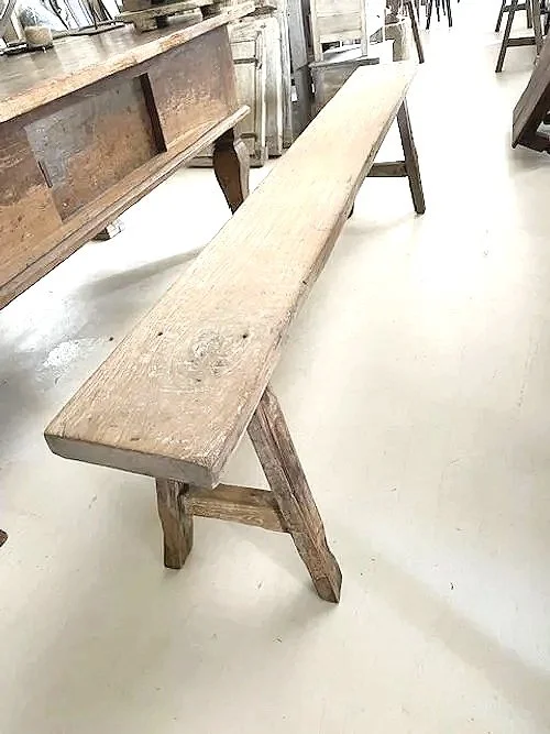 INDONESIAN TEAK BENCH SEAT / 02