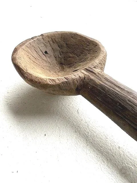 sauna spoon , japanese onsen spoon , wooden spoon