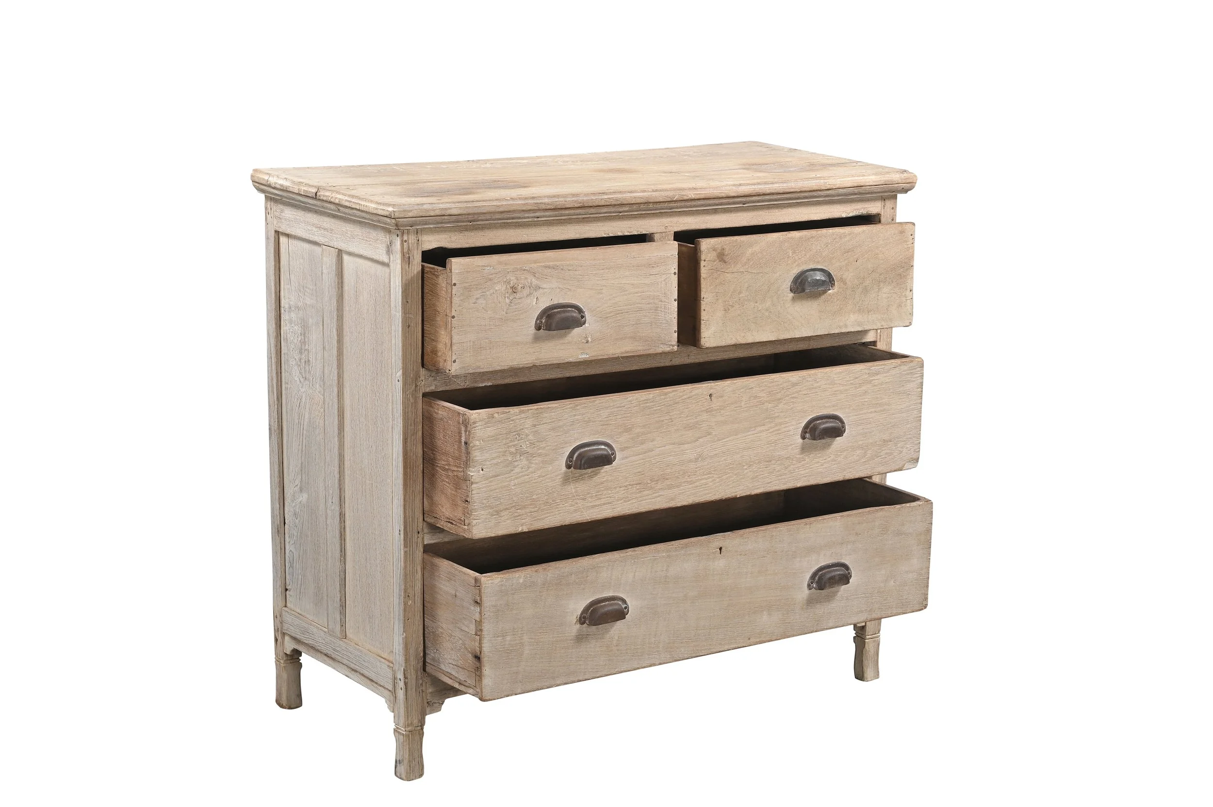 chest of draws sun bleached teak, bedroom furniture