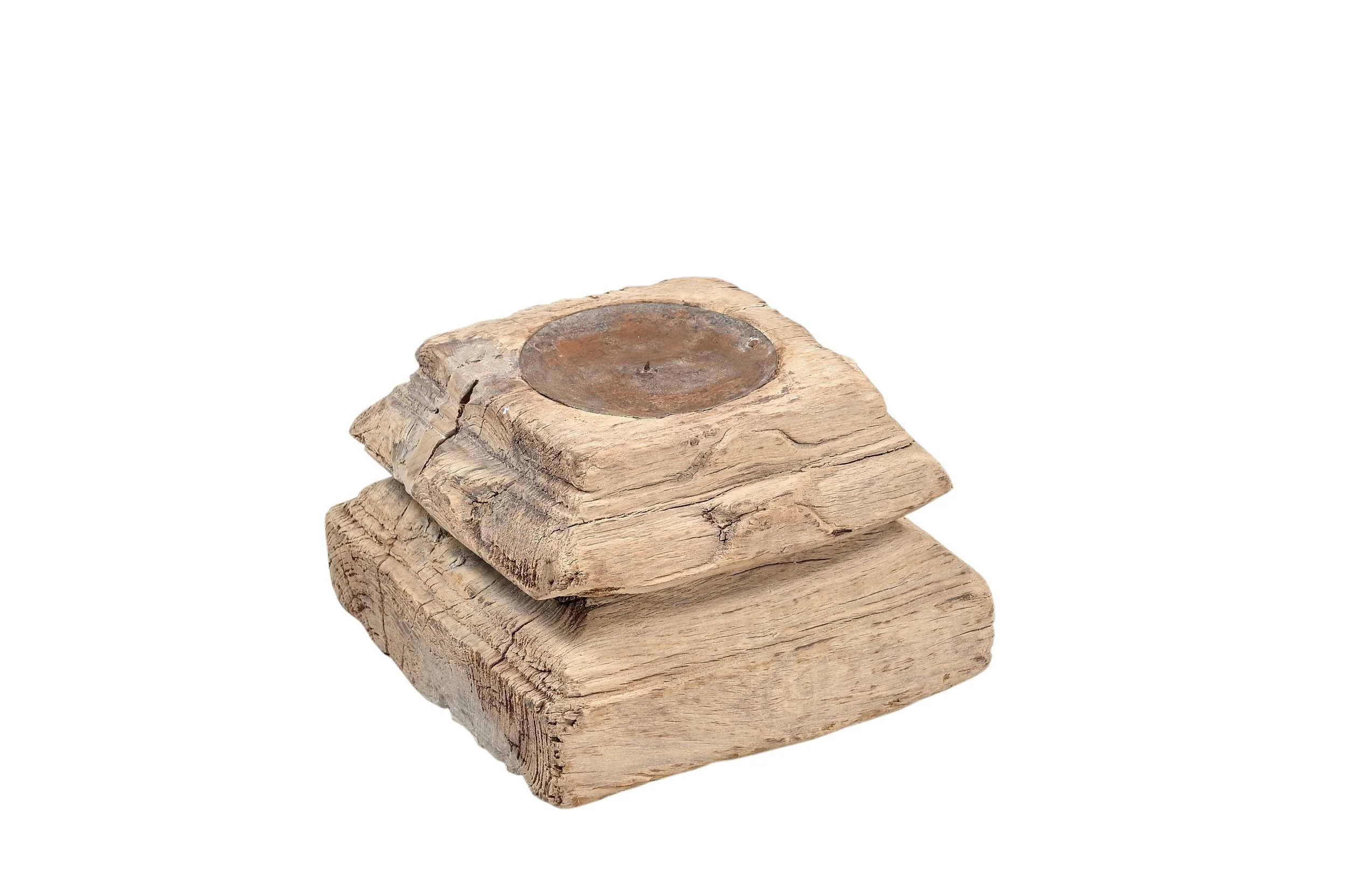 VINTAGE INDIAN CANDLE BLOCK / 003