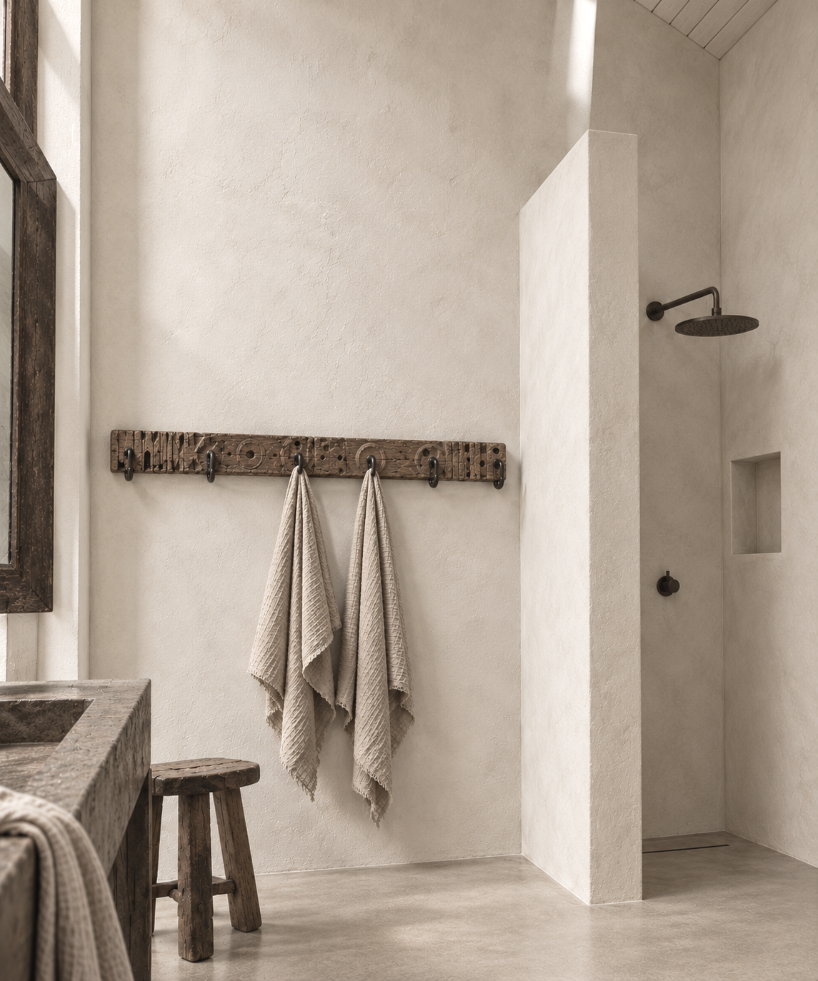 clothes hanger , wabi sabi , rustic hanger , towel rack