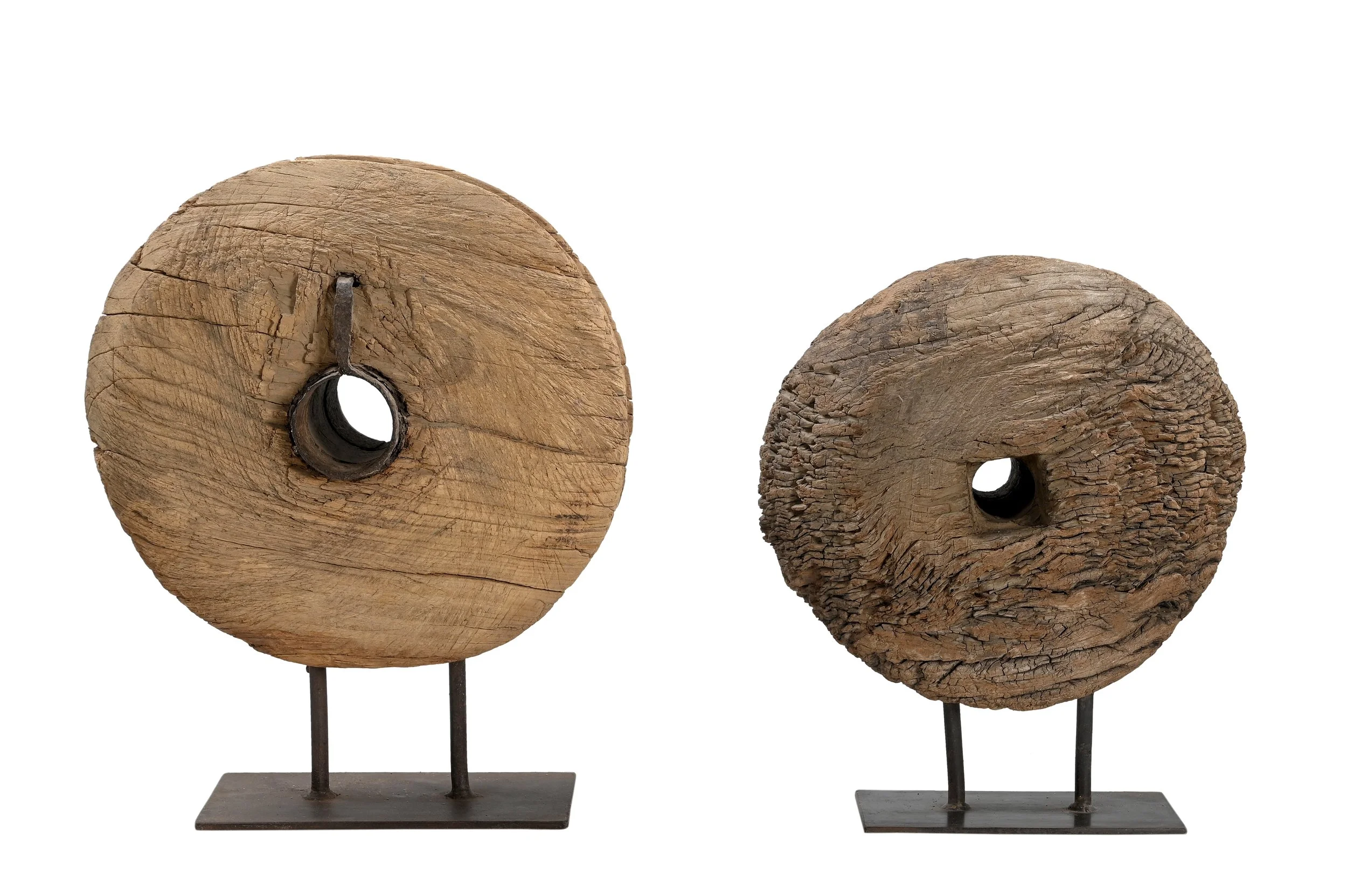 wheel on stand , indian decor , rustic homewares byron bay