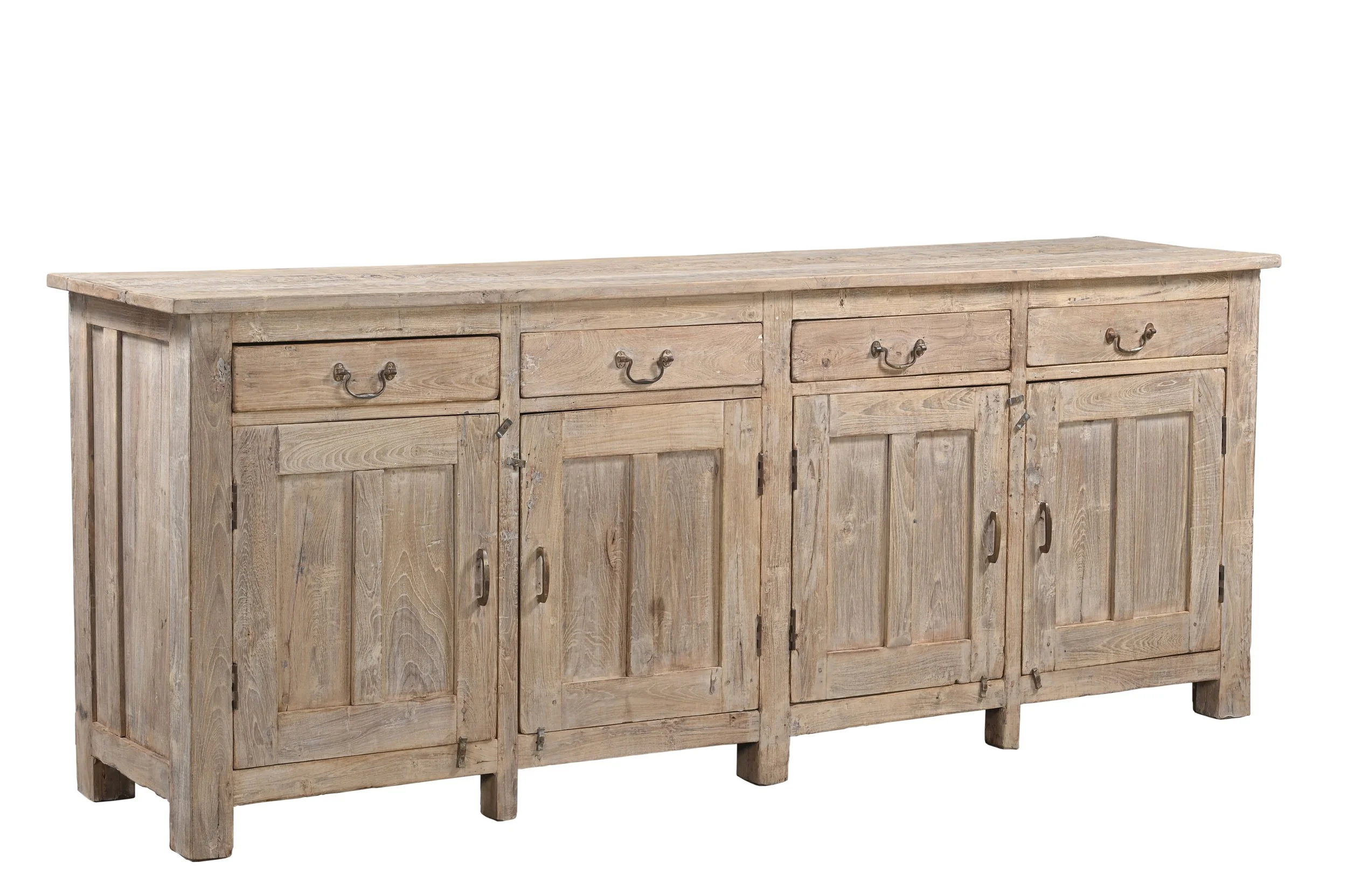 sideboard , entertainment console , kitchen side board , rustic sun bleached furniture byron bay