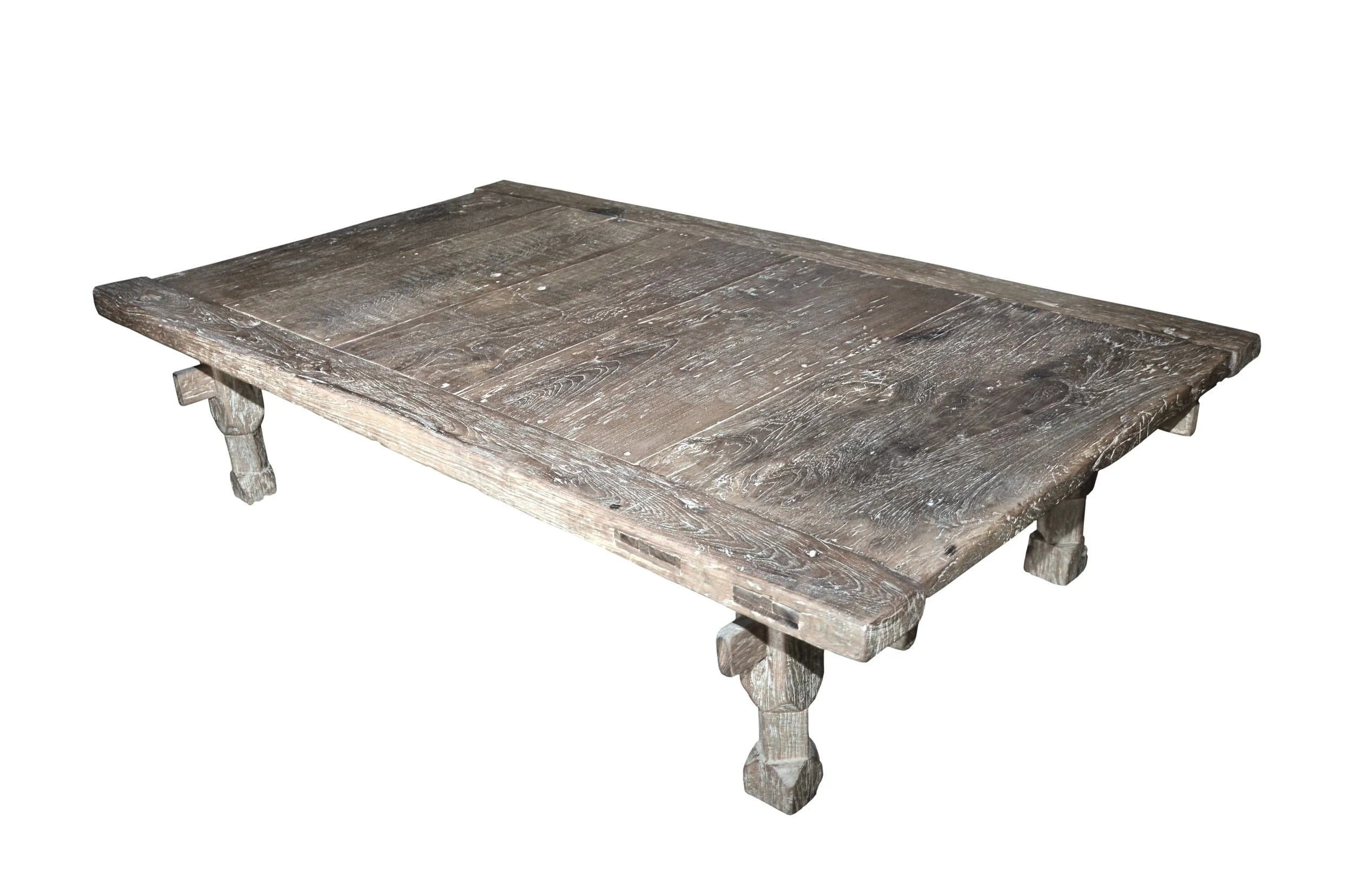 coffee table original ikat weavers table / 02
