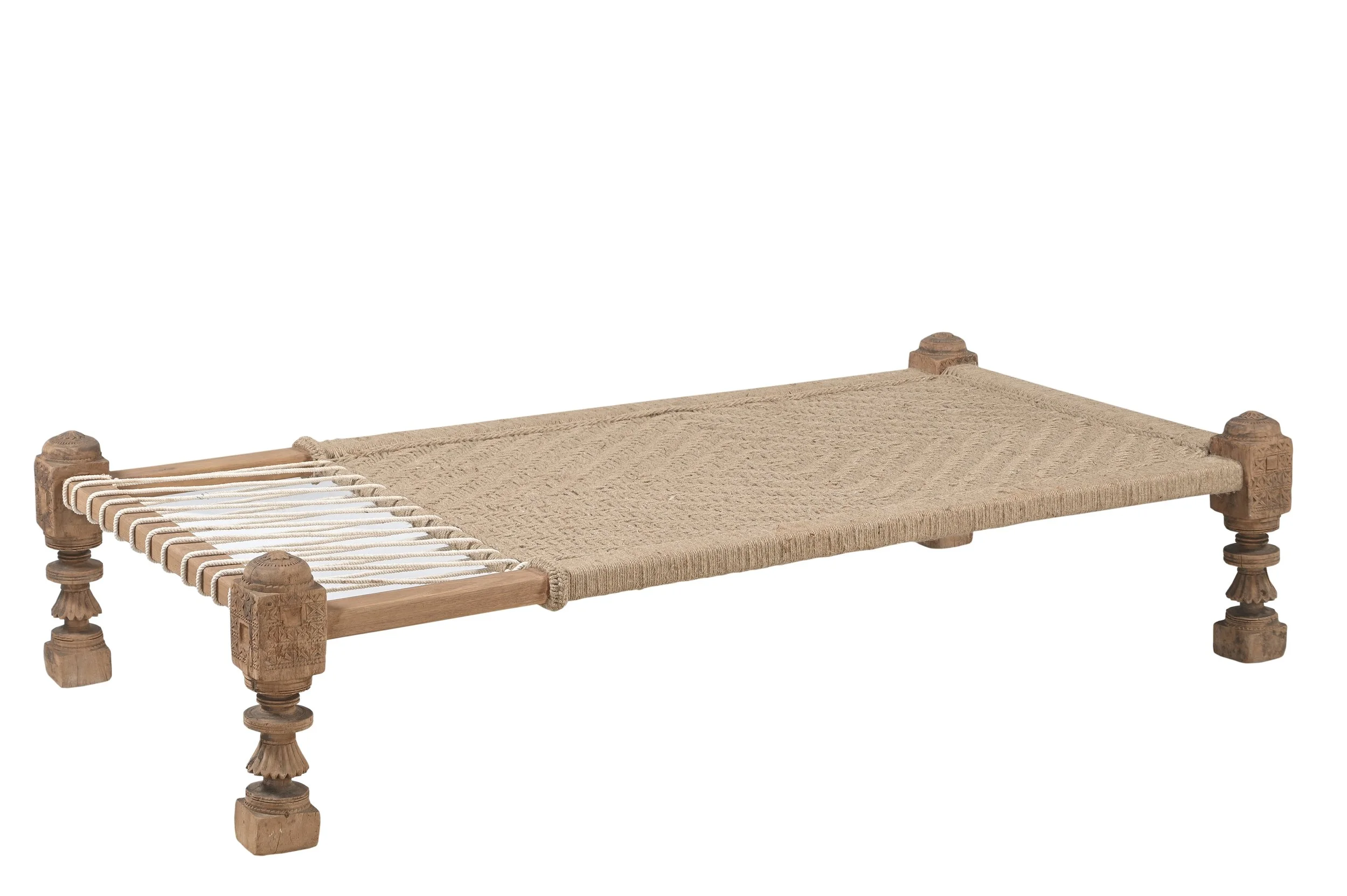 charpoi day bed , Indian rope bed , charpai rope bed