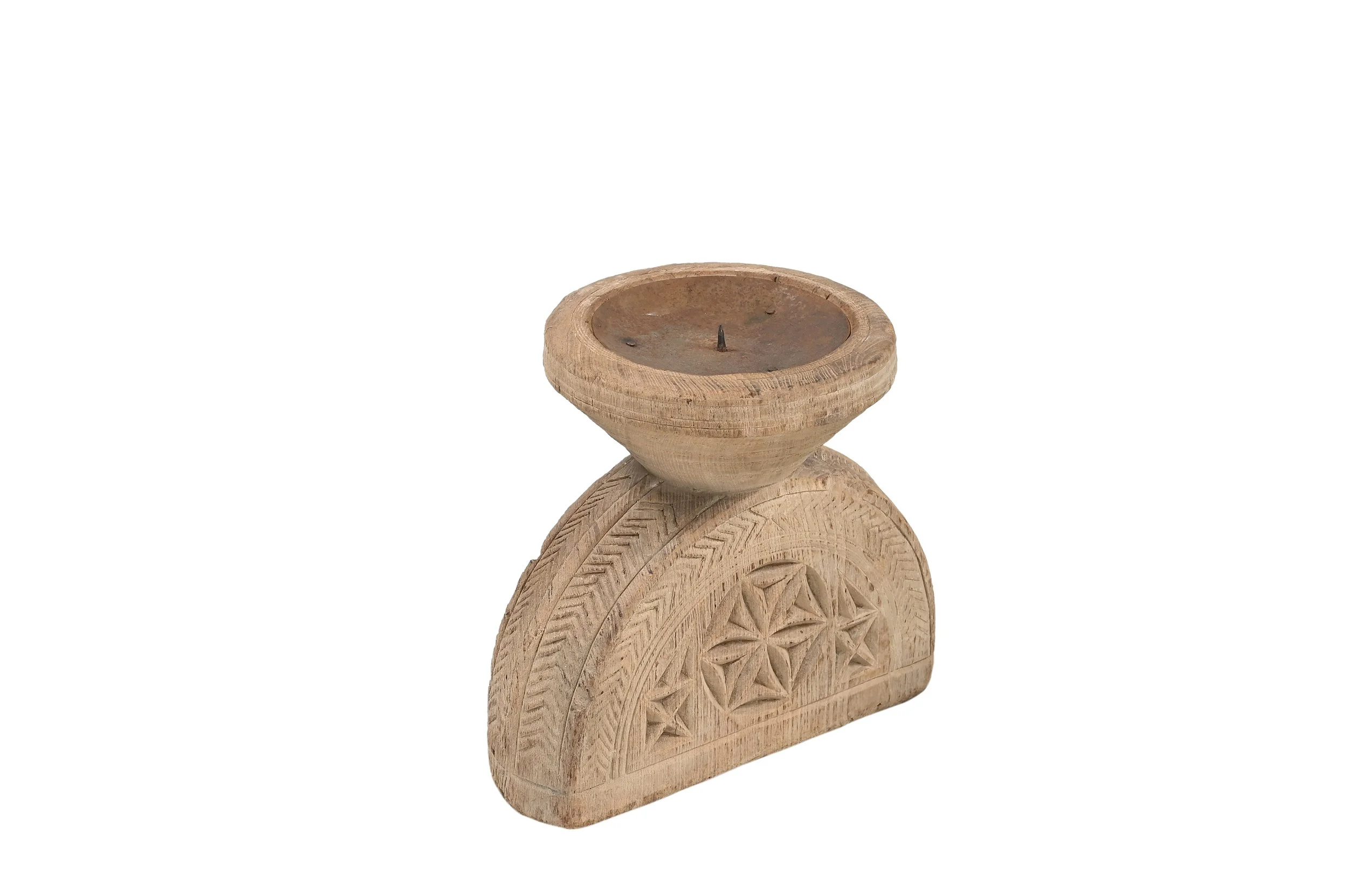 VINTAGE INDIAN CANDLE BLOCK / 130