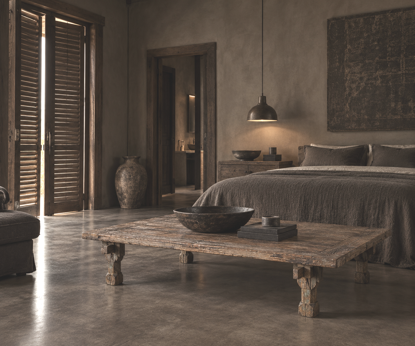 japandi , wabi sabi furniture , rustic , original vintage furniture