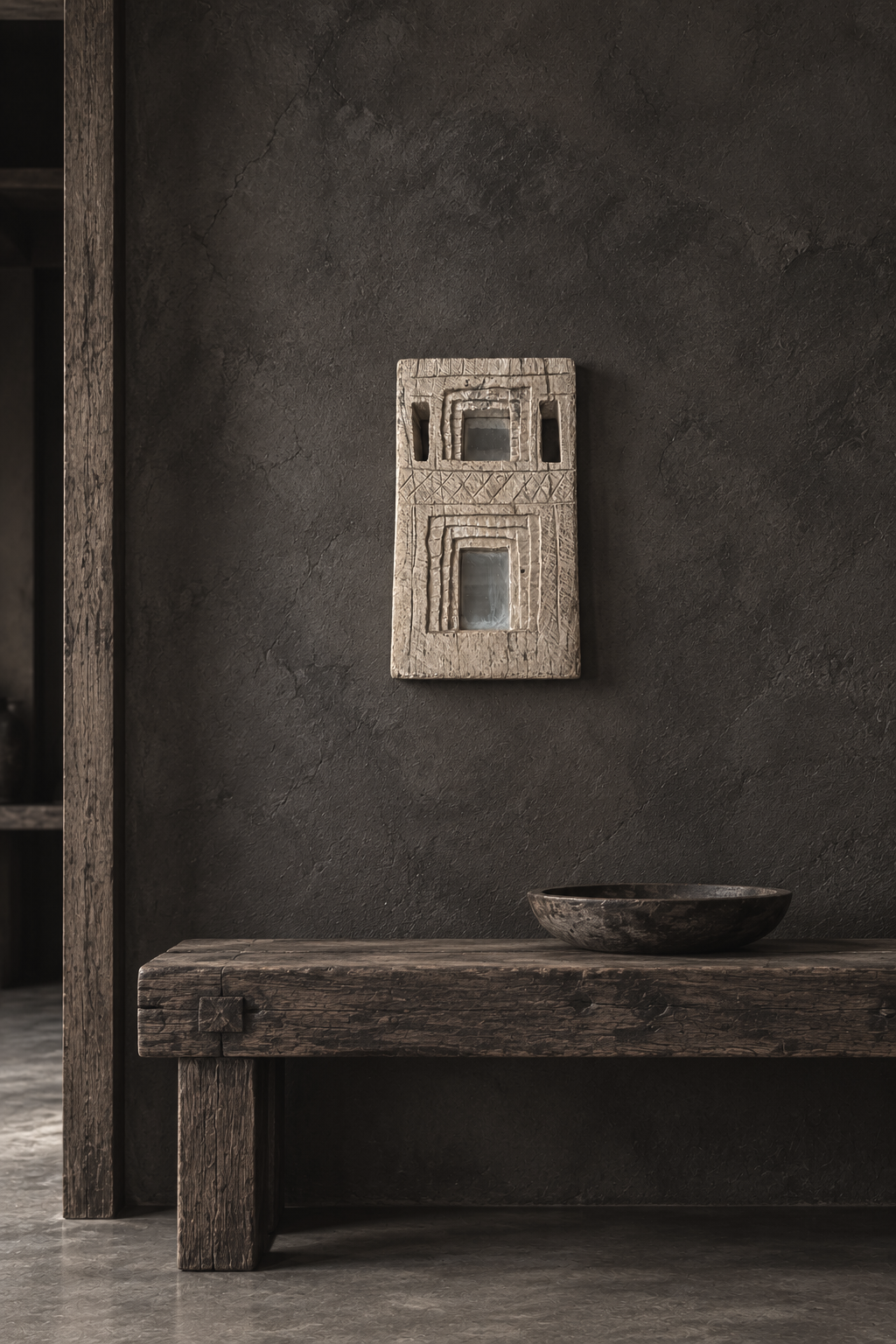 TEMPLE WALL FRAMES WITH MIRROR /80811