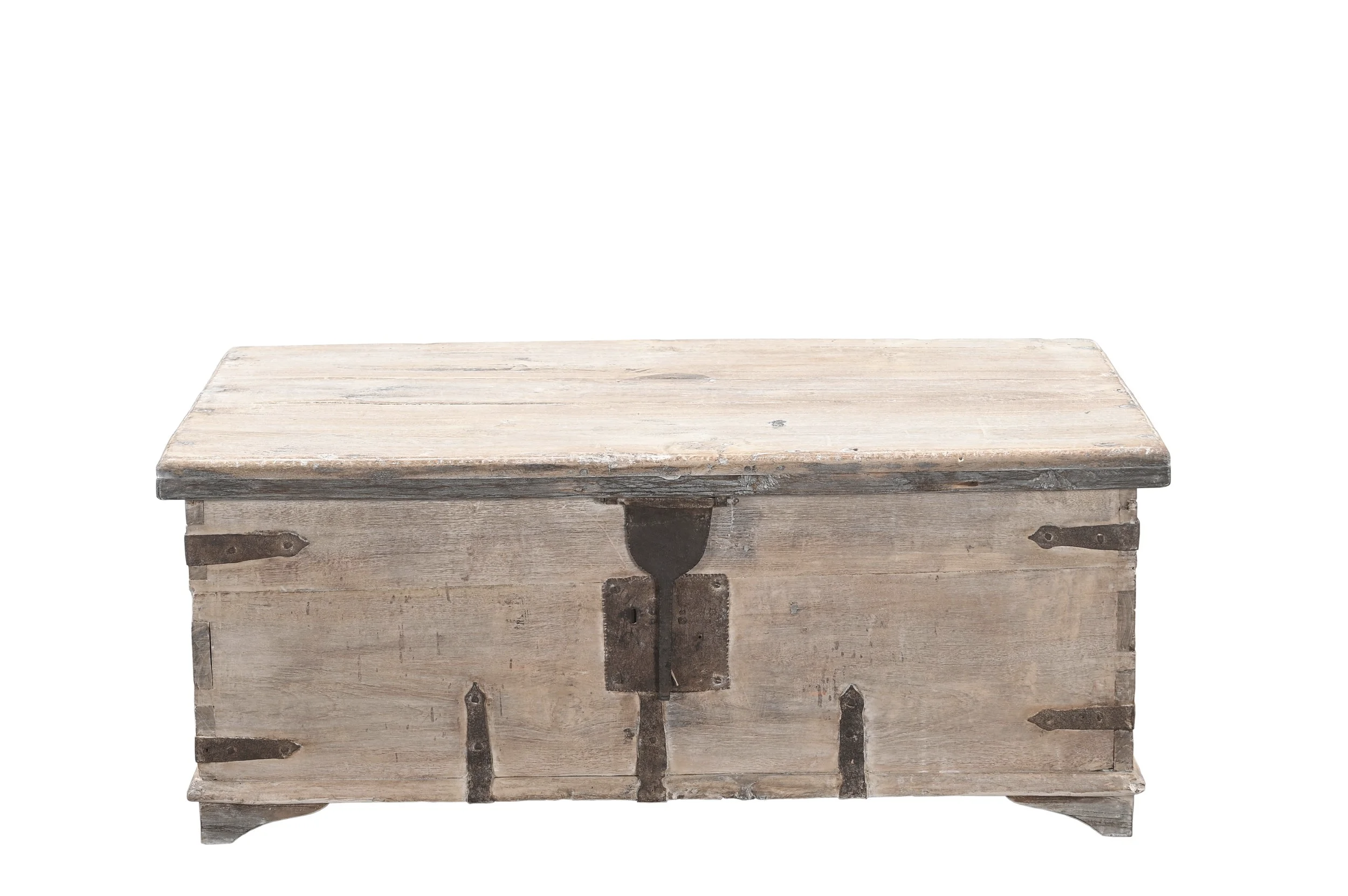 trunk coffee table , rustic sun bleached furniture byron bay