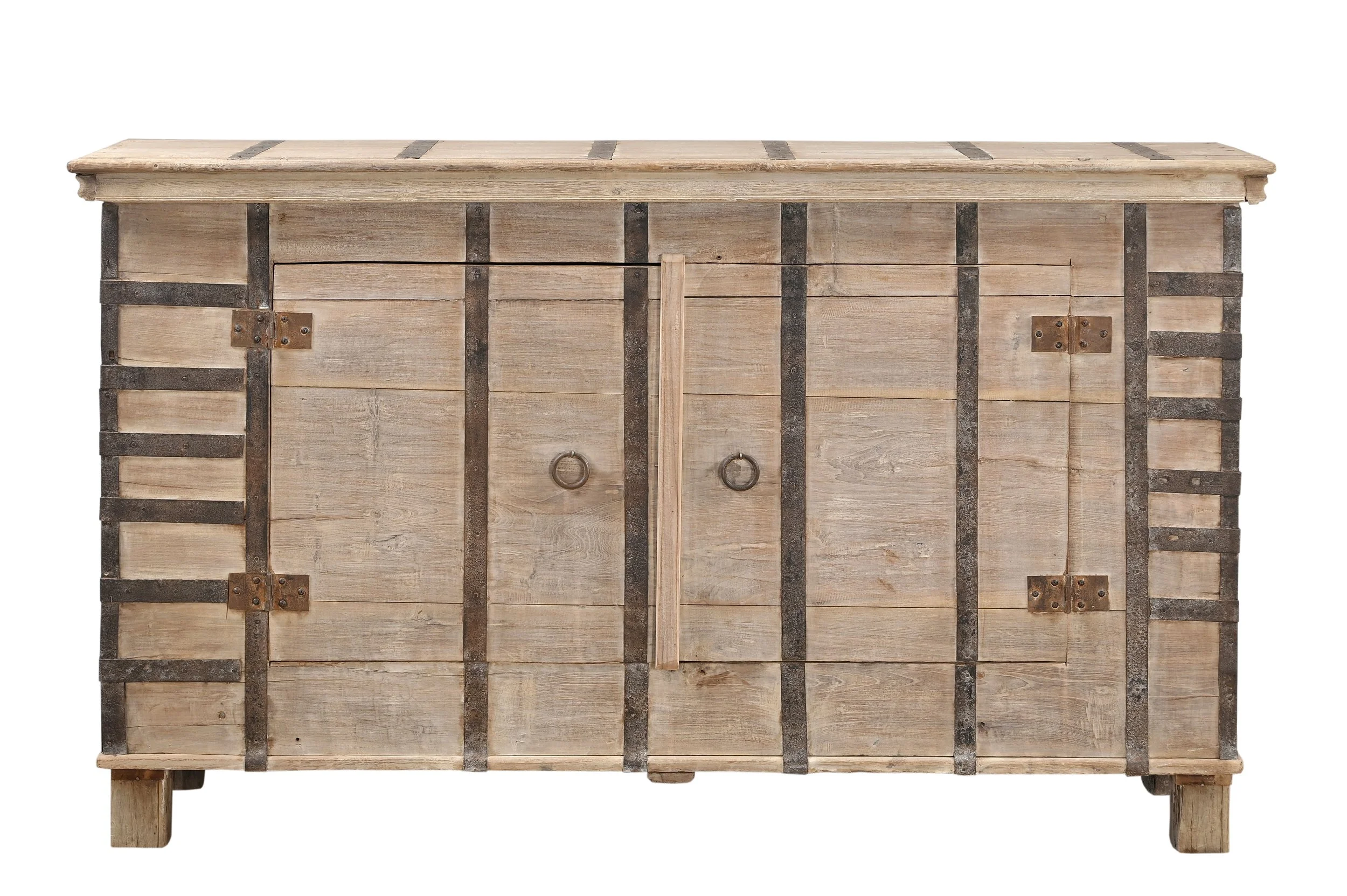 trunk box , Indian antique trunk console , indian antiques , byron bay furniture