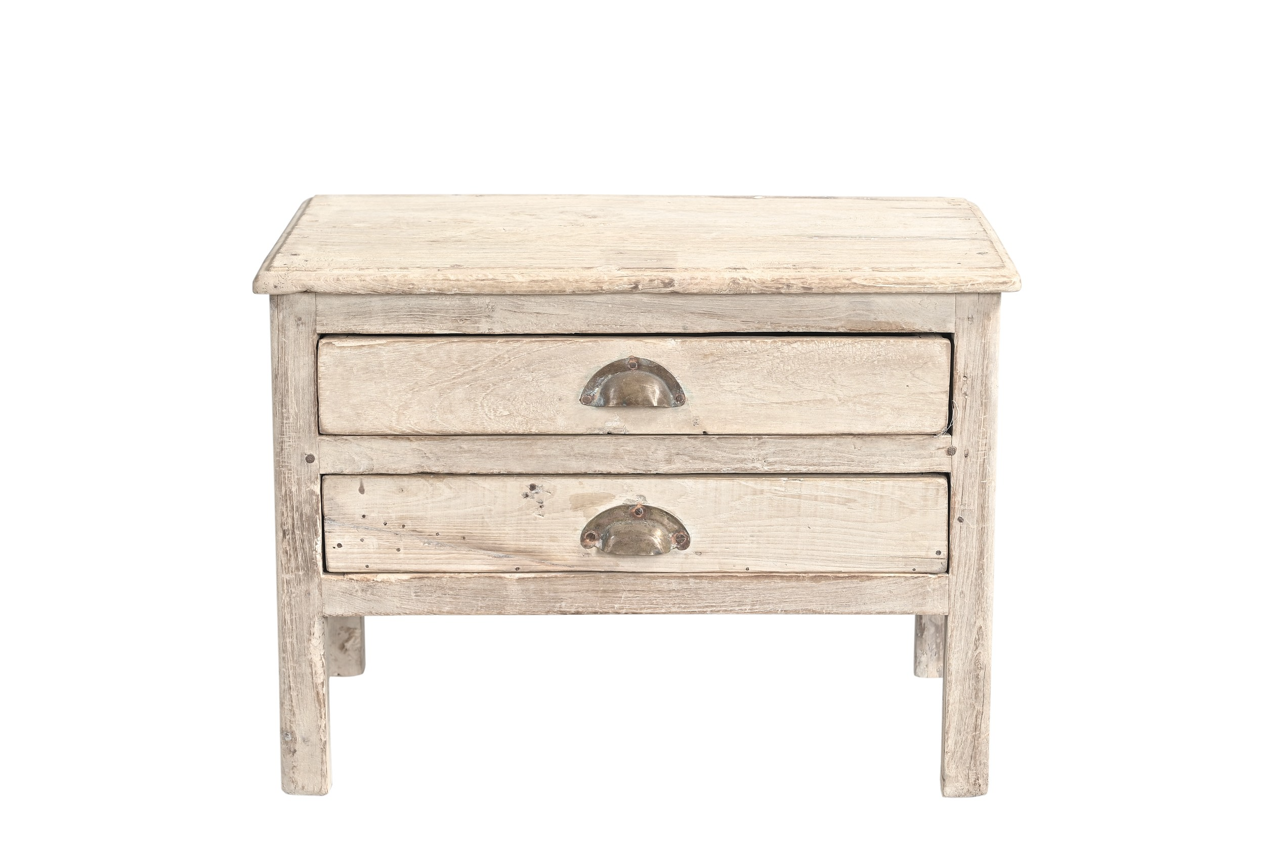 TWO DRAW-LOW BED SIDE-TABLE / 125