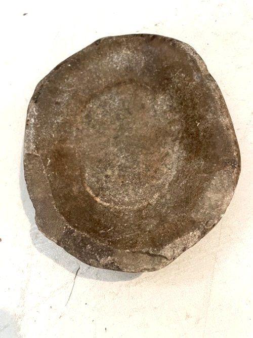 RUSTIC MARBLE OVAL BOWL / T002b