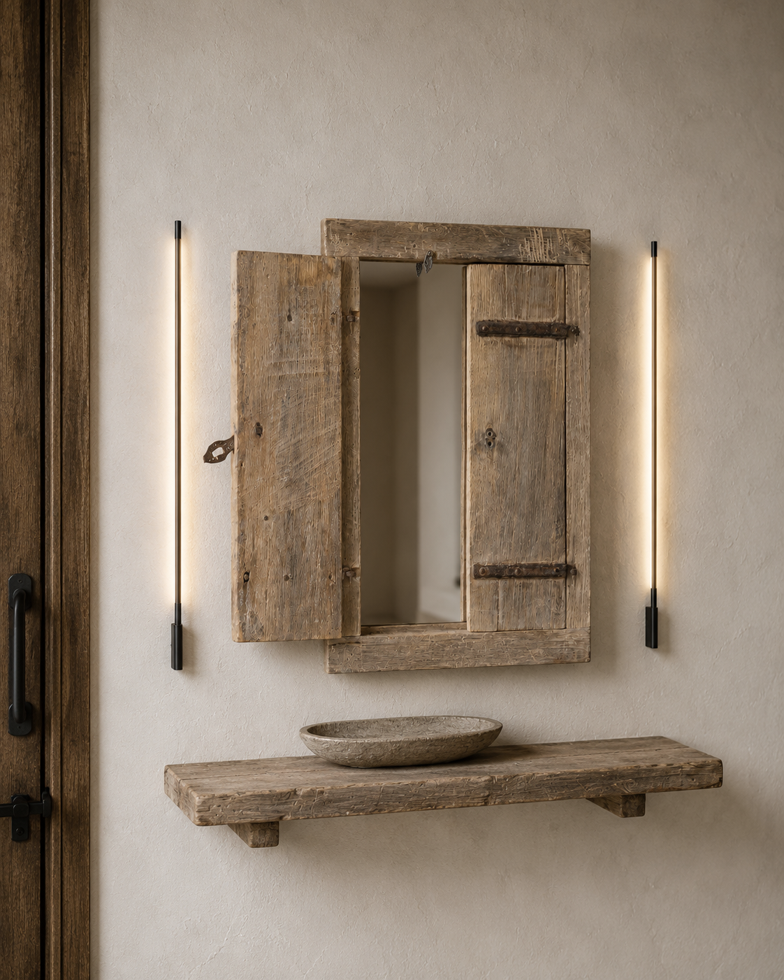 VINTAGE WINDOW WITH MIRROR / 499